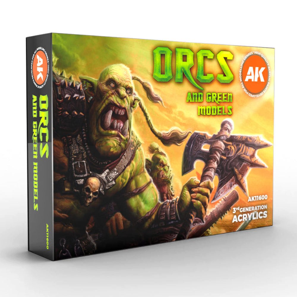 AK Interactive Spielfigur Orcs and Green Model