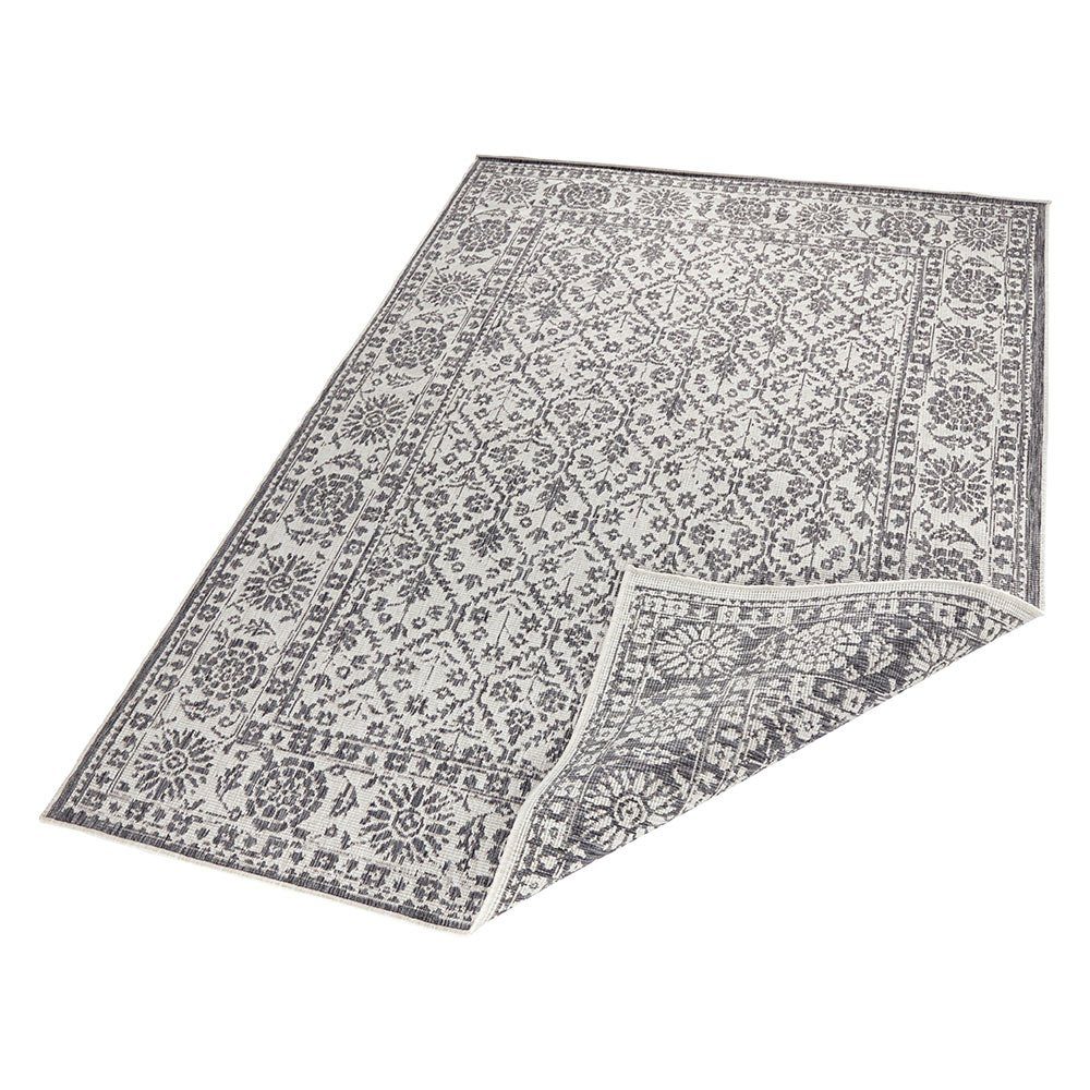 NORTHRUGS Teppich In- & Outdoor Wendeteppich Curacao Grau Creme, rechteckig günstig online kaufen