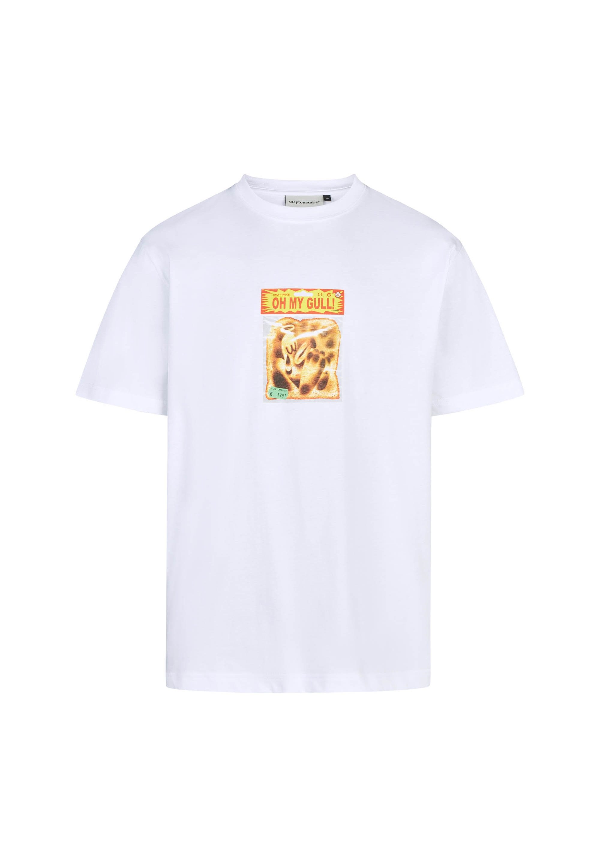 Cleptomanicx T-Shirt Oh my Gull.. mit großflächigem Frontprint