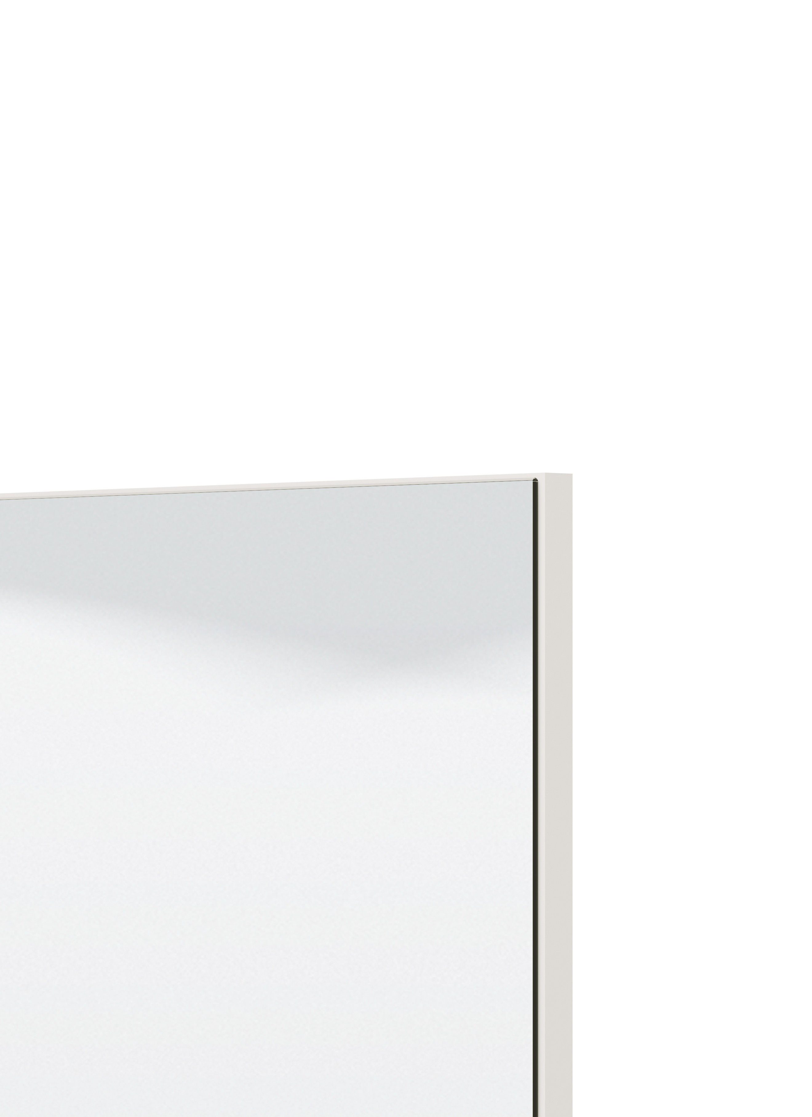 Höhe Belgrad, Wandspiegel cm, Weiß. Spanplatte 79 cm möbelando Tiefe 2 Breite 95 aus Spiegel, melaminbeschichteter Moderner in cm, Trägerplatte