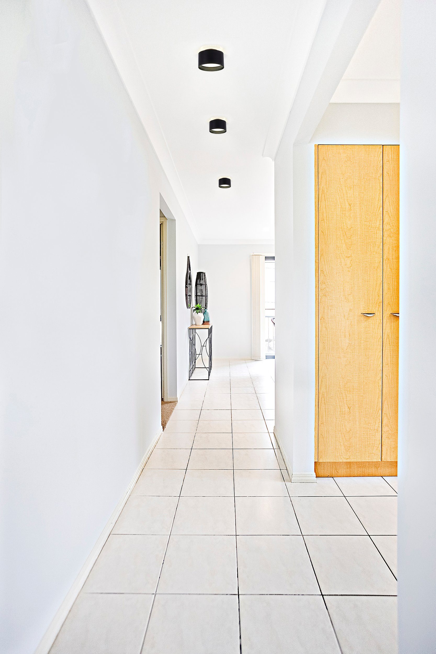 näve LED Deckenspot Trios, LED fest integriert, Neutralweiß, Warmweiß, 1 Deckenspot, 3 Strahler Einstellungen möglich