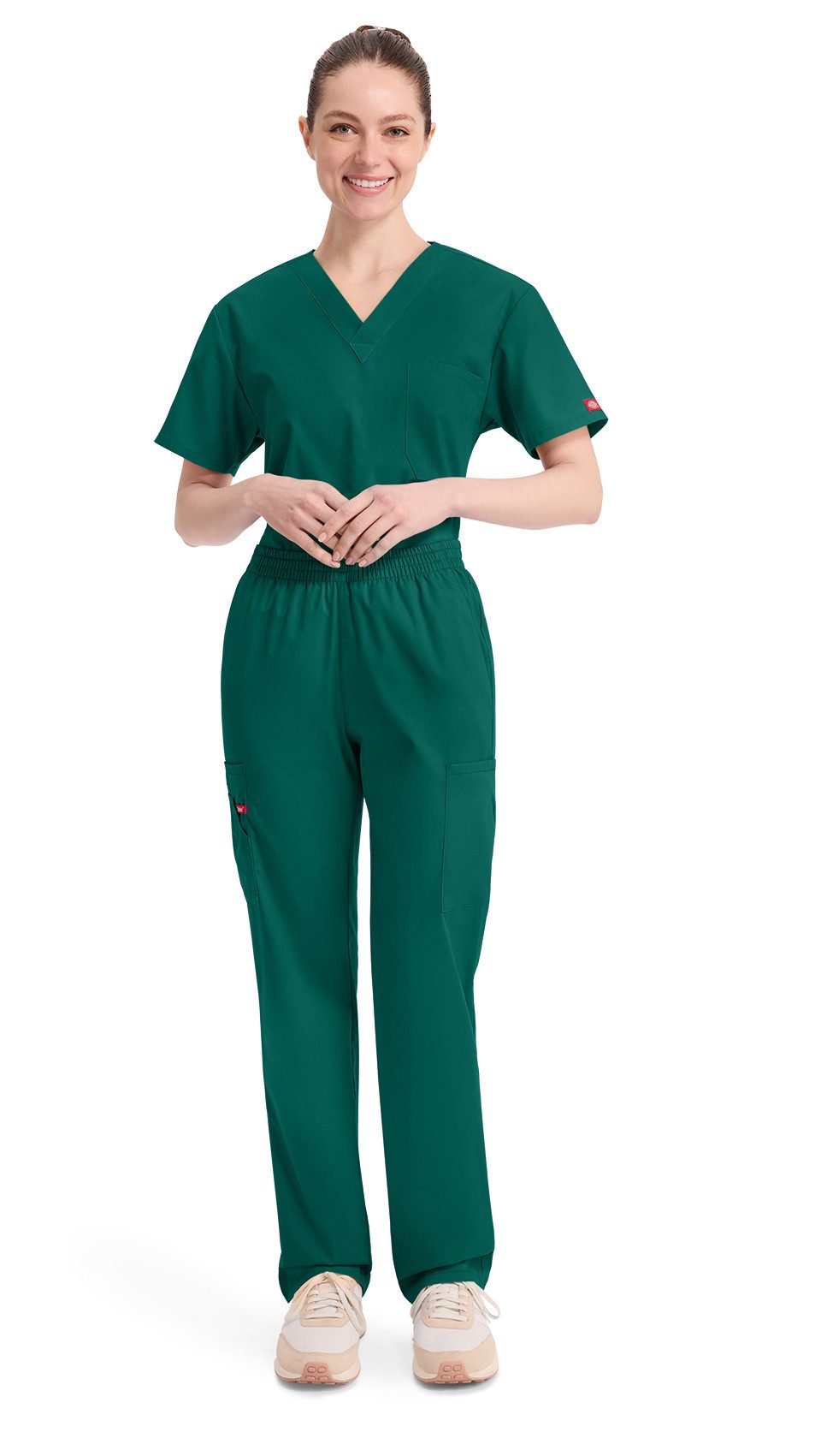 Dickies Schlupfhose, Unisex OP Hose mit Gummibund, Pflegehose, EDS Every Day Scrubs mit Cargotaschen
