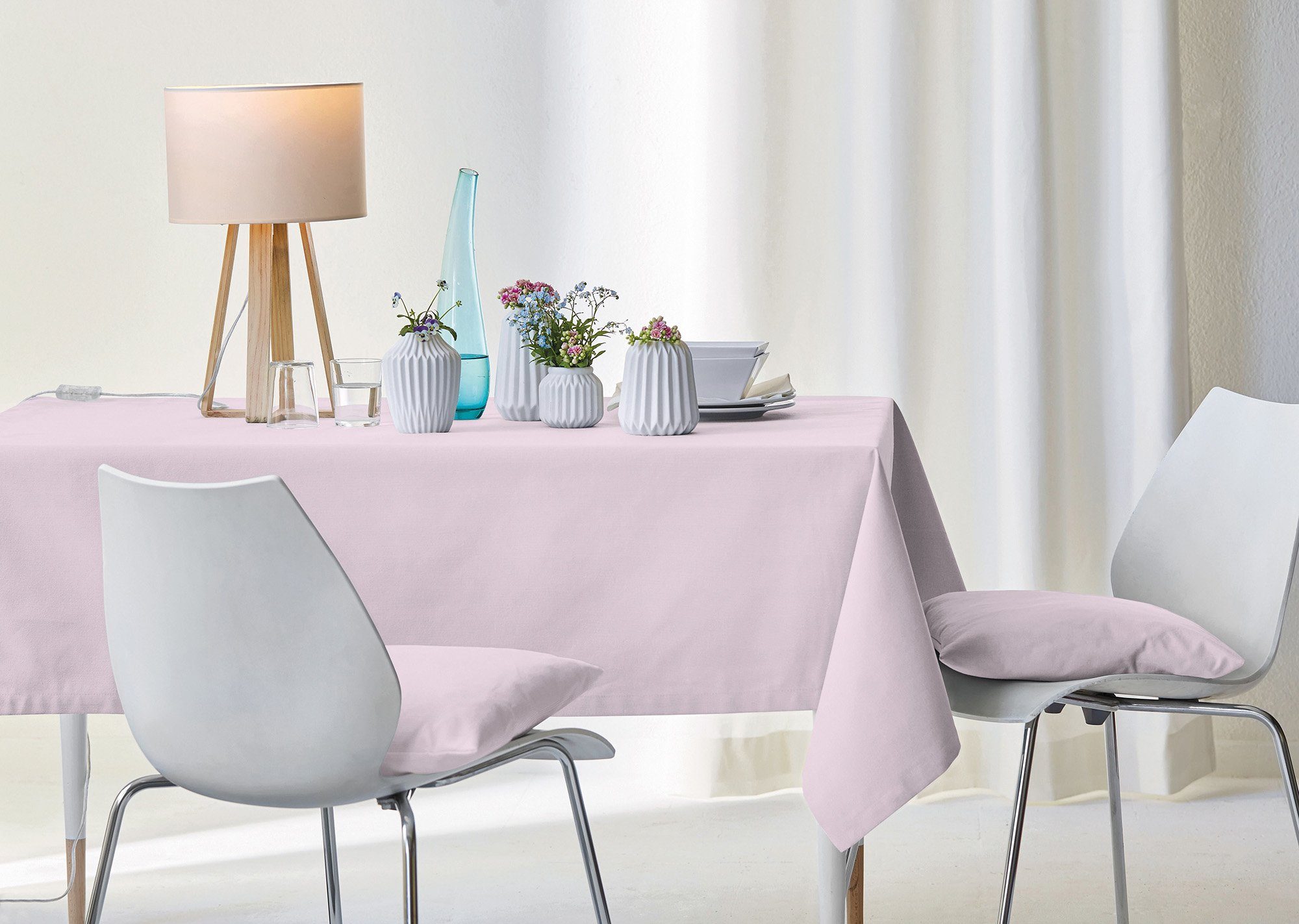 APELT Tischdecke 4362 Rips-Uni (1-tlg), UNI-BASIC günstig online kaufen