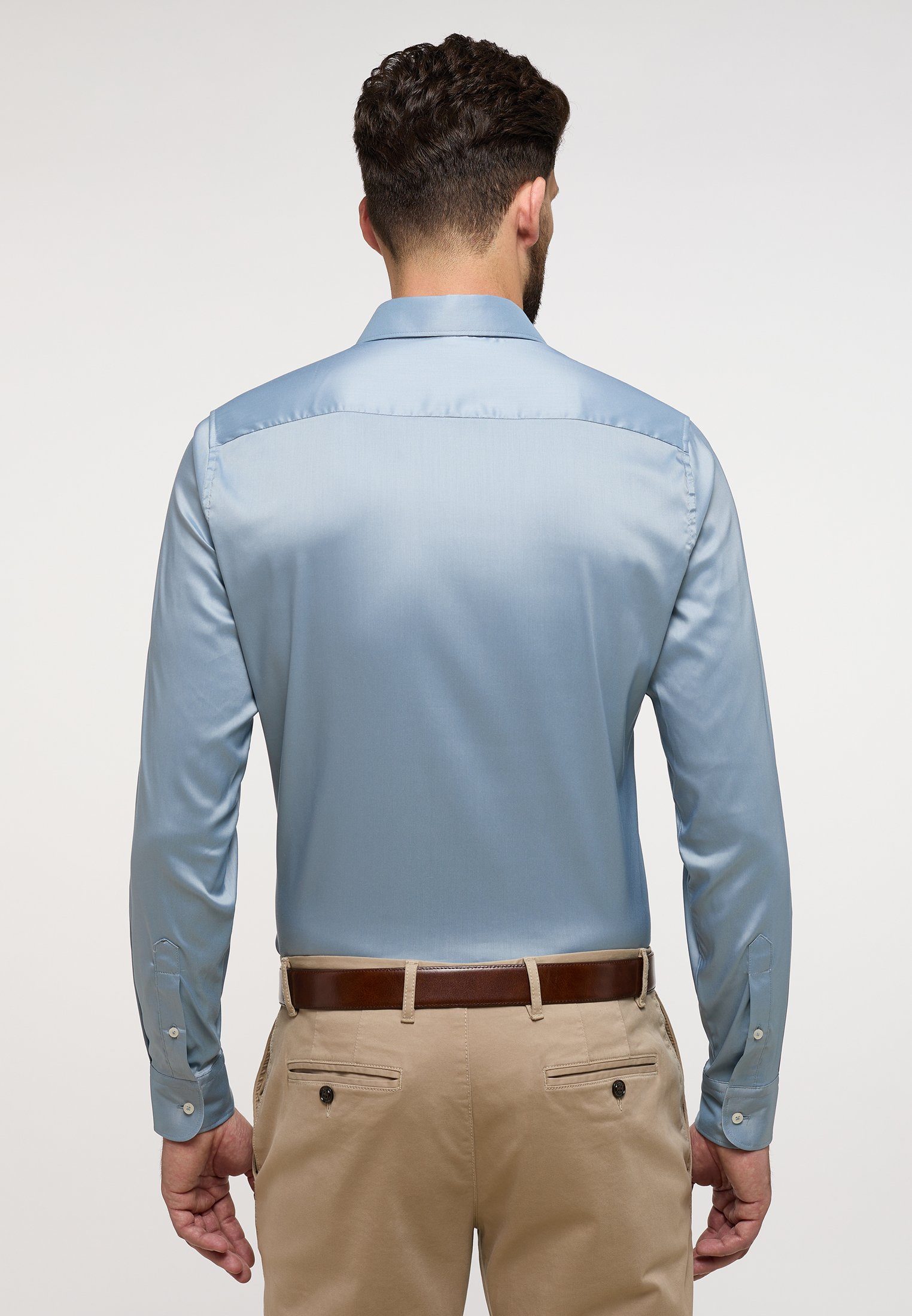 Eterna Langarmhemd SLIM FIT EASY IRON (bügelleicht)