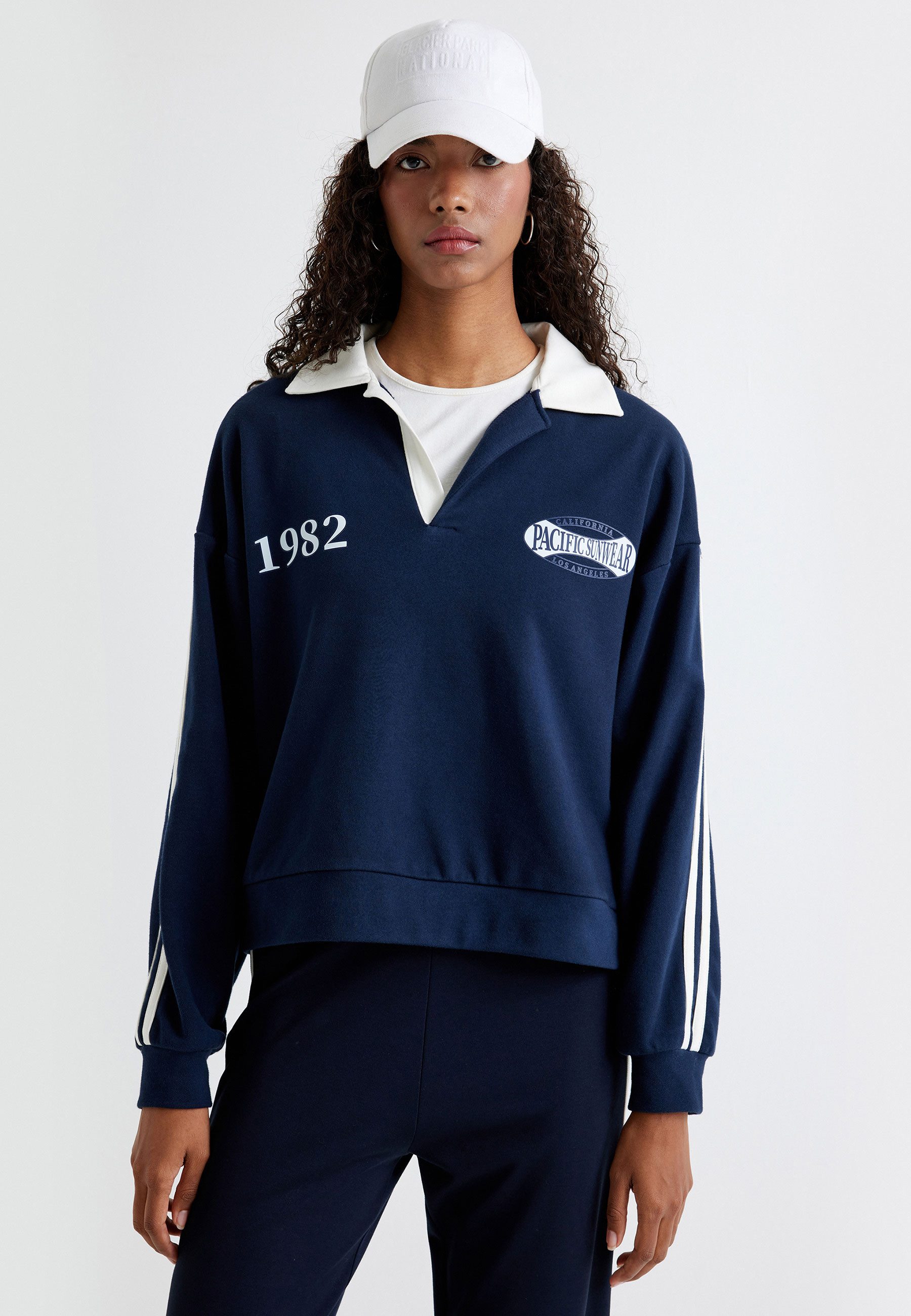 Koton Sweatshirt Polokragen Basic