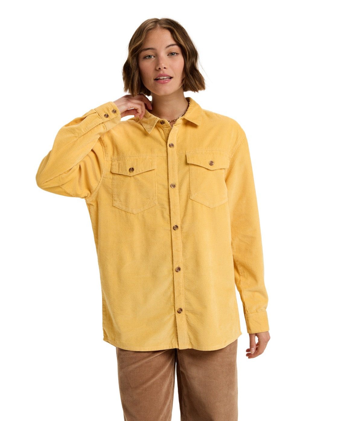 Roxy Langarmhemd Let It Go Cord günstig online kaufen