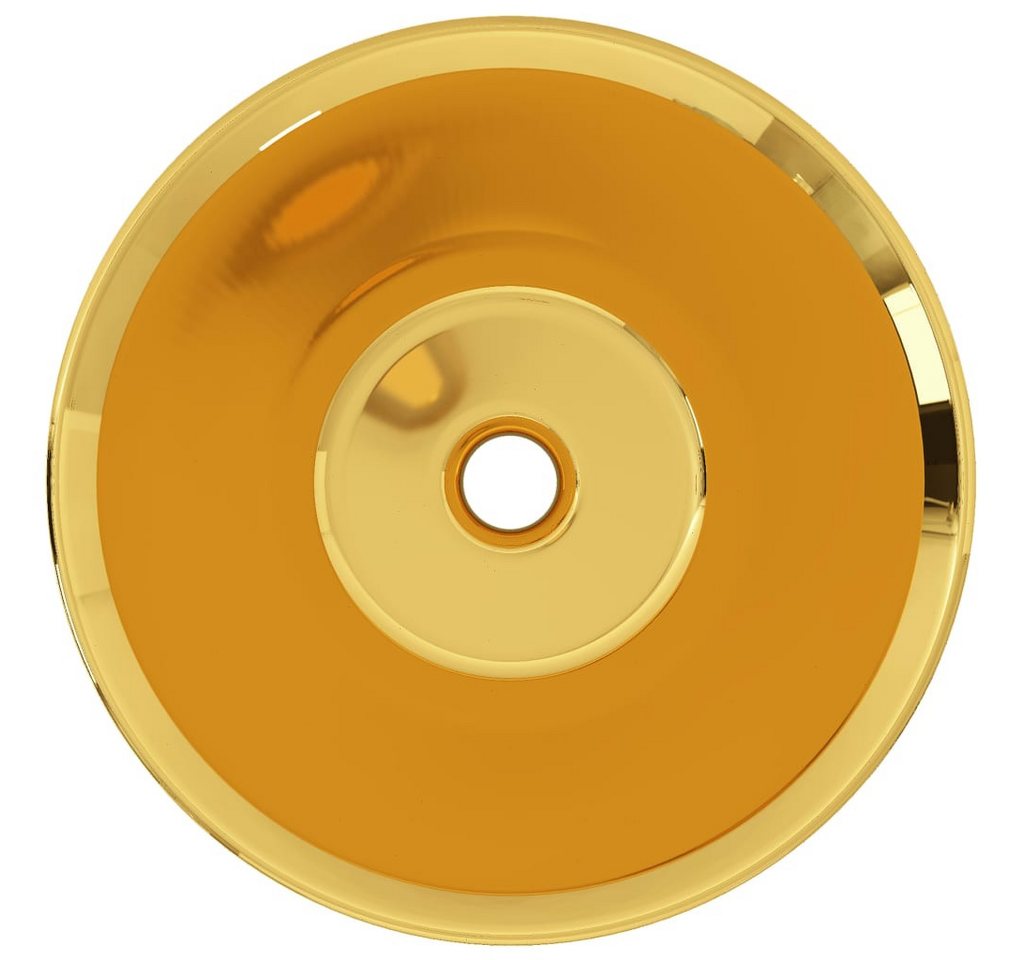 Thumbnail - vidaXL Waschbecken Waschbecken 42 x 14 cm Keramik Golden