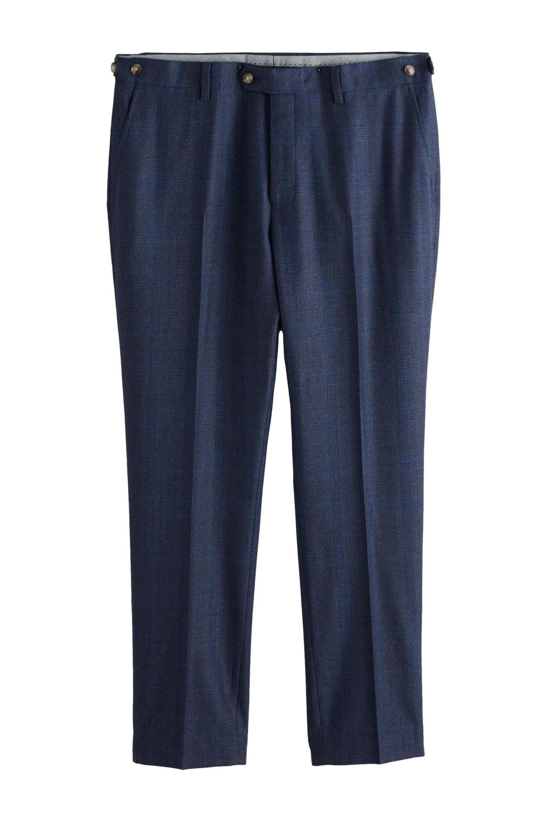 Anzughose Signature Anzug-Hose Slim-Fit aus Wolle mit Karos