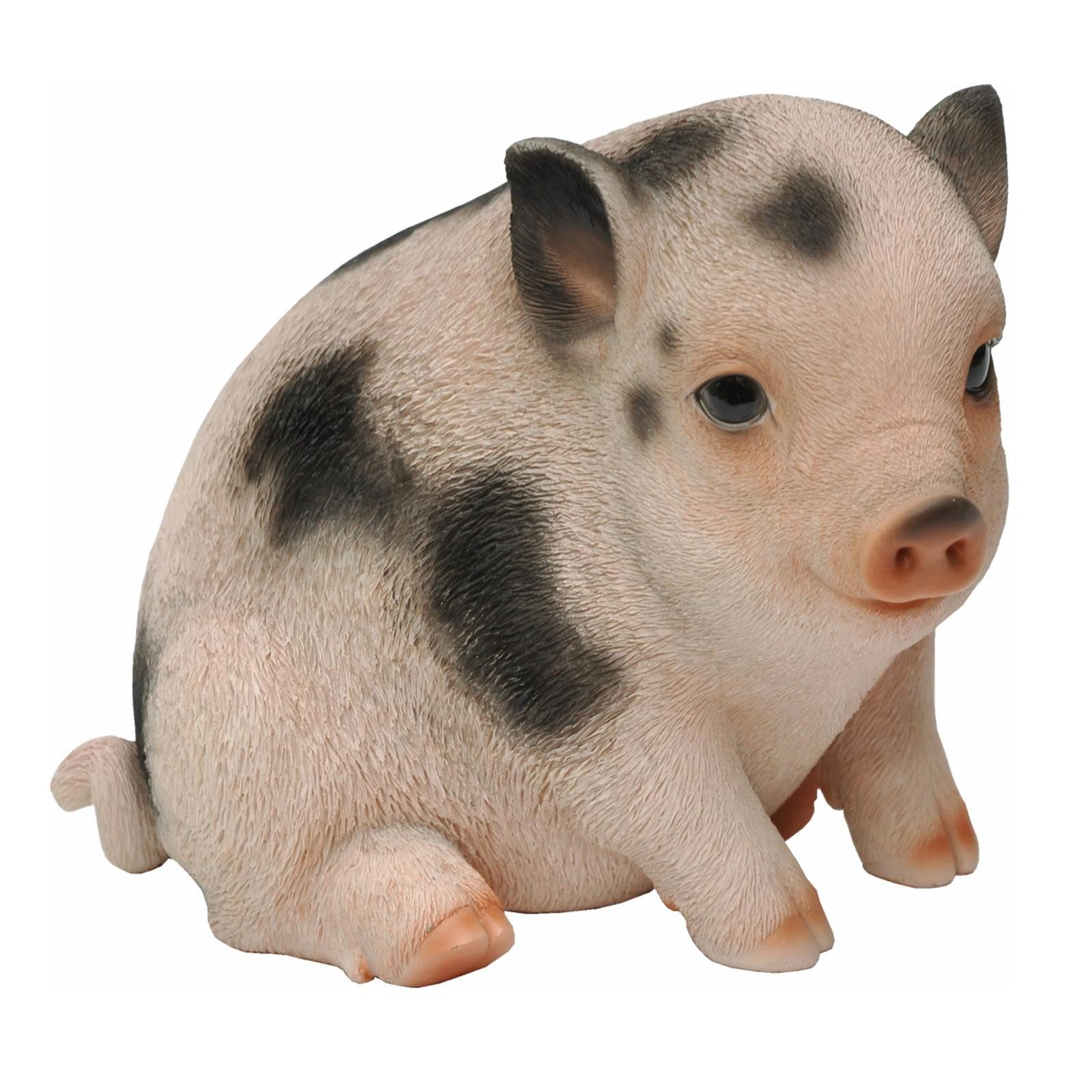 dazikemo Gartenfigur Dekofigur Gartenfigur Schwein / Ferkel