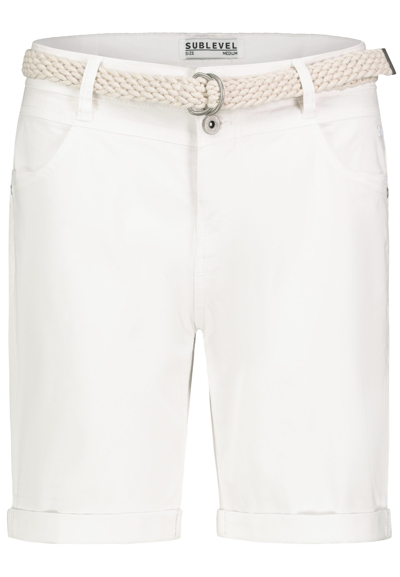 SUBLEVEL Bermudas Damen Short Bermuda kurze Hose Sommer Chino Stoff Hose mi günstig online kaufen