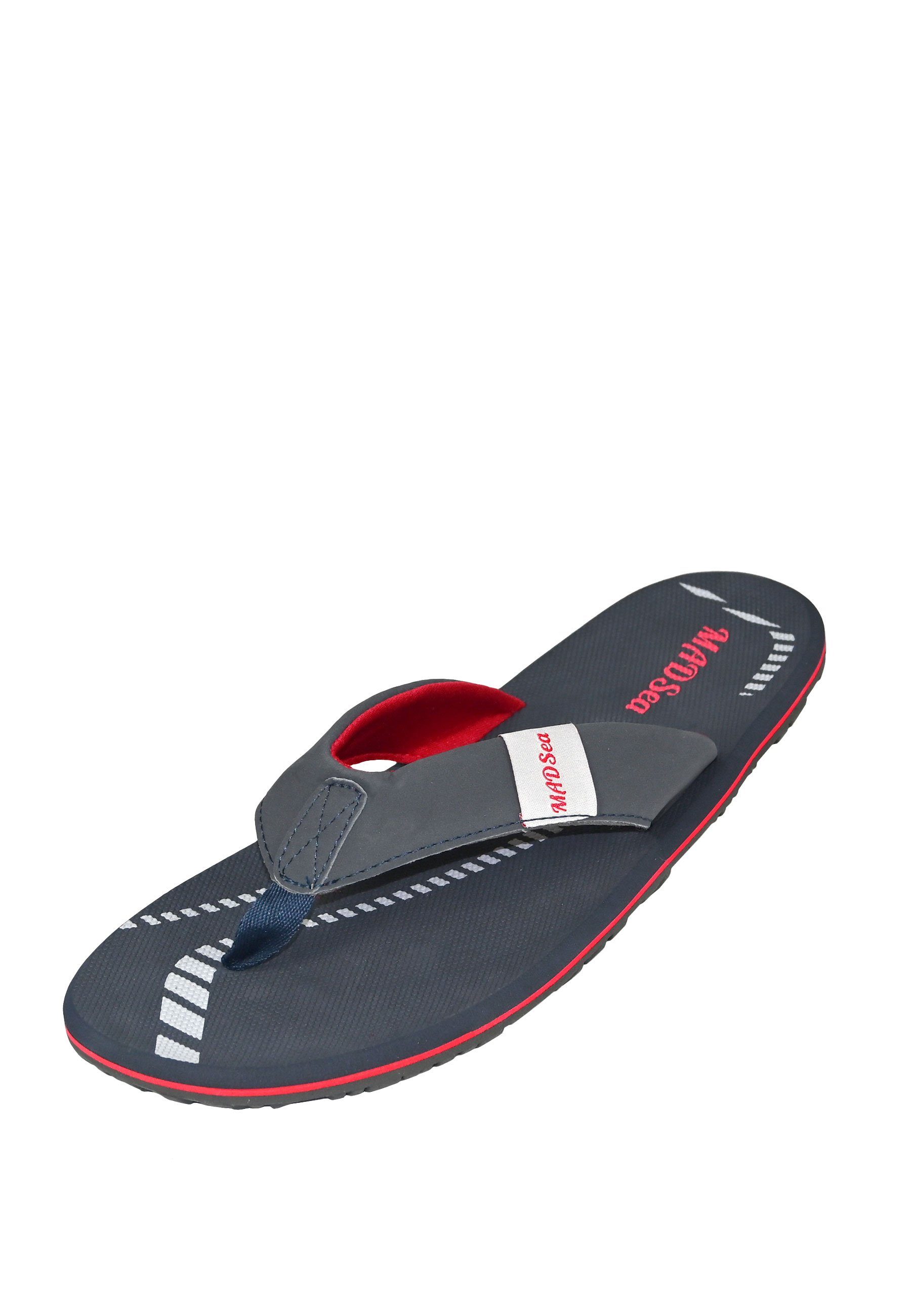 MADSea Beach Man Badepantolette Flip Flop sportlich Zehentrenner rutschfest günstig online kaufen