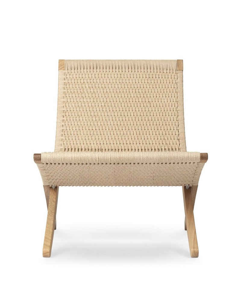 Carl Hansen Stuhl Carl Hansen & Søn Stuhl Cuba Chair MG501 Eiche geölt Naturgeflecht