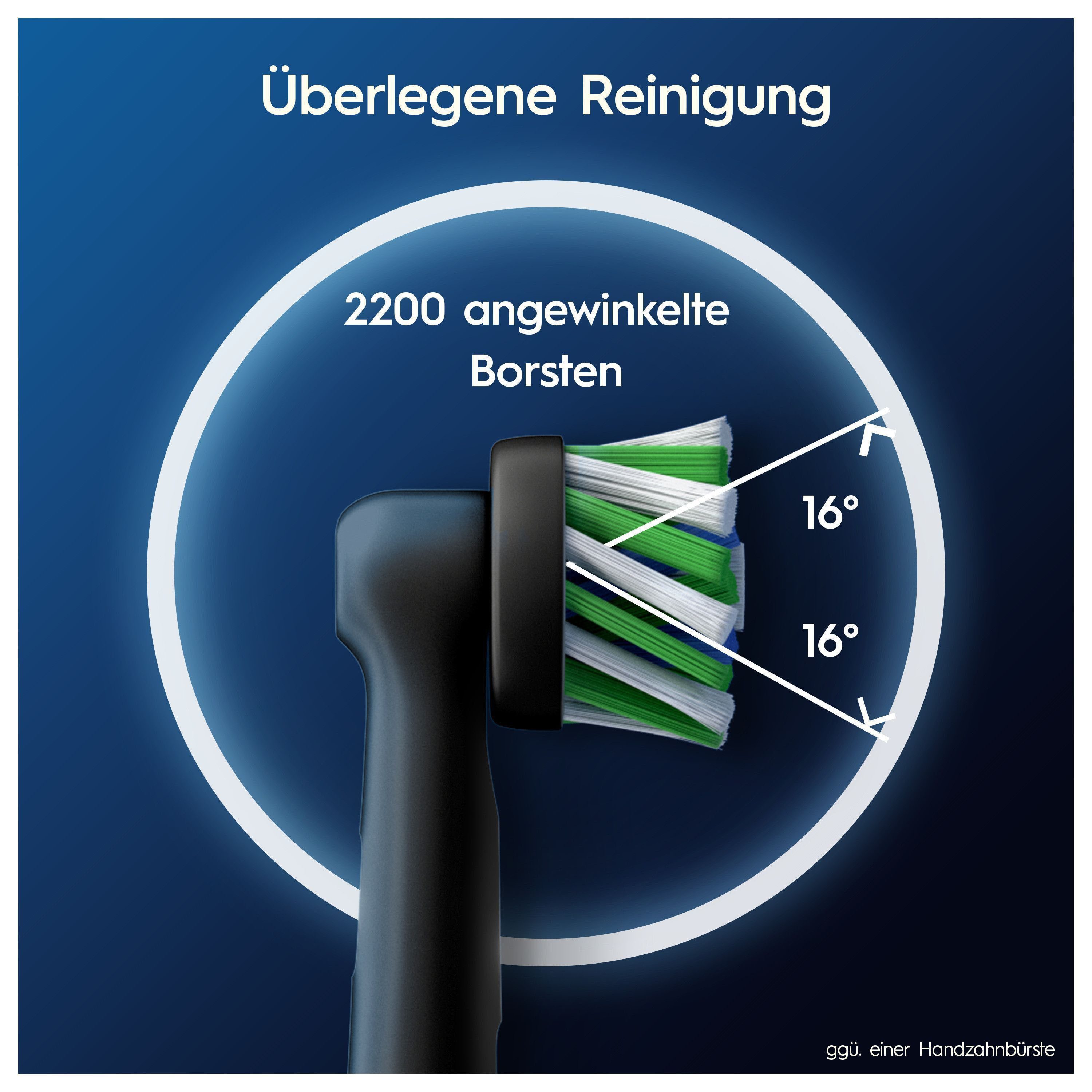 Oral-B Aufsteckbürsten Pro CrossAction, X-förmige Borsten – Bild 5 von 5