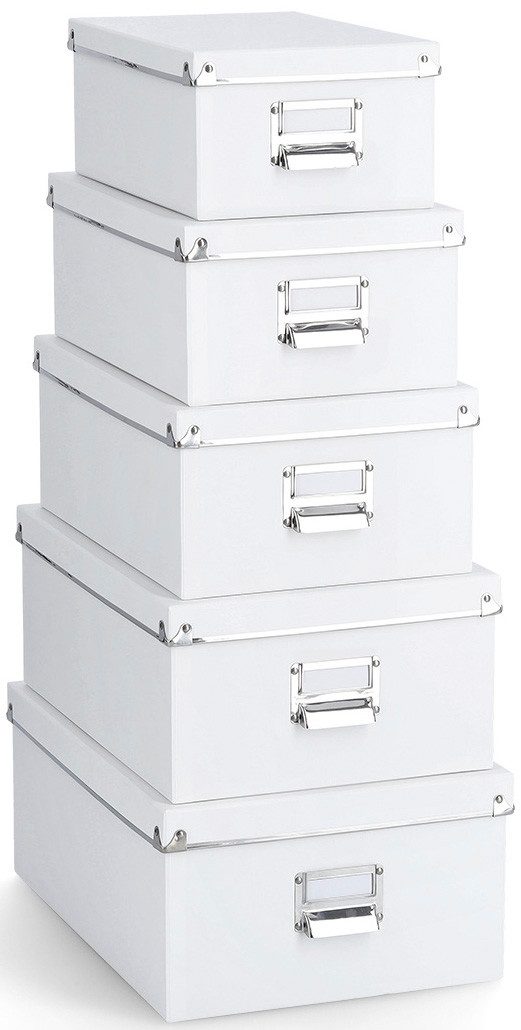 Zeller Present Aufbewahrungsbox, (5-tlg)