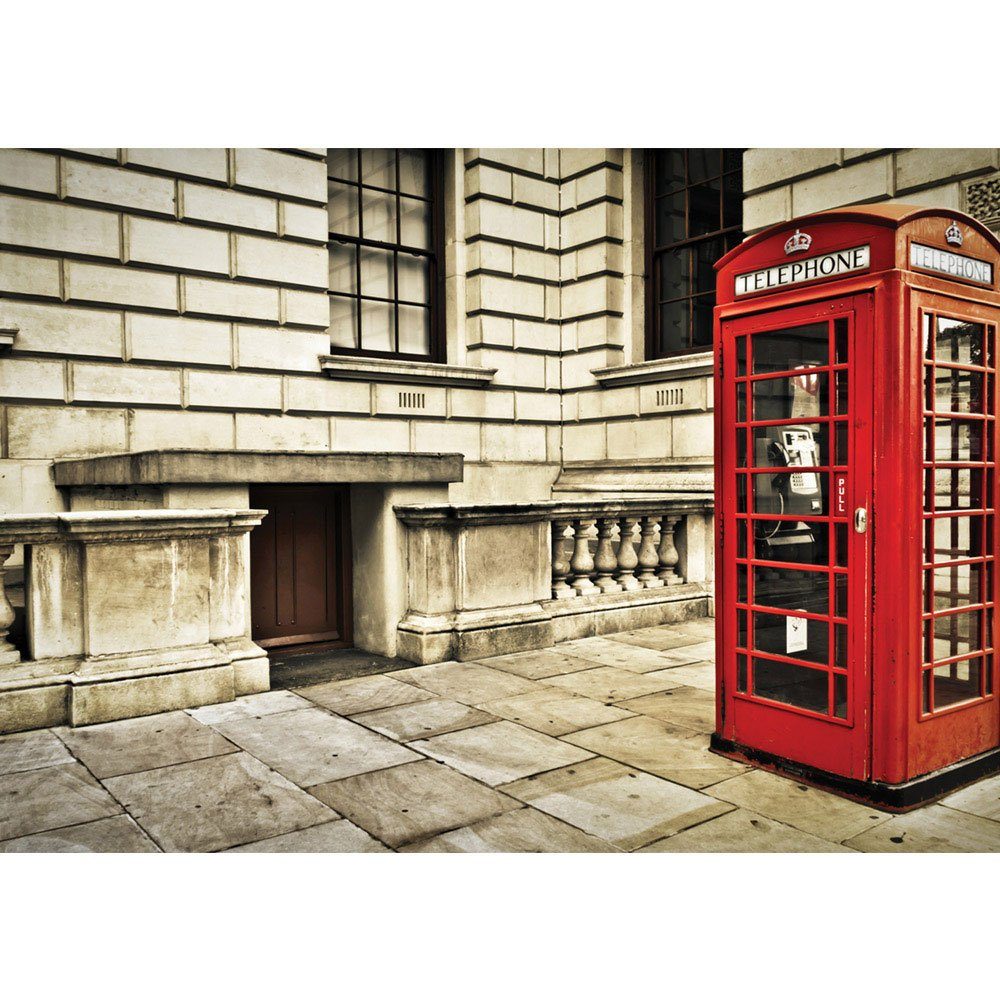 no. Vintage London Telefonzelle liwwing Fototapete London liwwing 1346, Fototapete