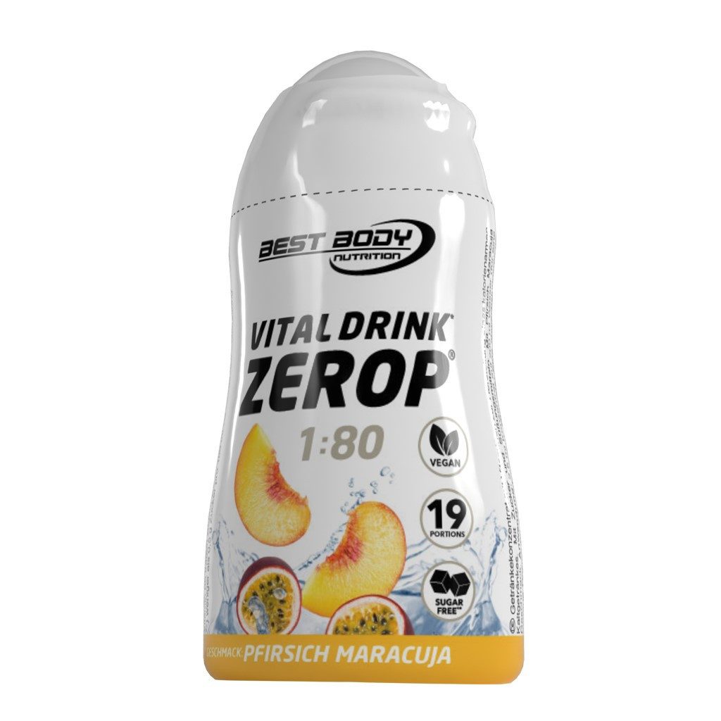 Best Body Nutrition Vital Drink Zerop - 48 ml Squeeze Flasche Flüssigkeit, Getränk