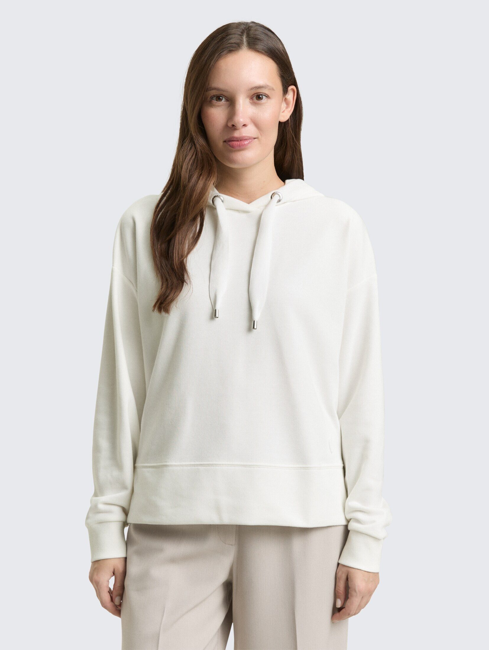 TOM TAILOR Sweatshirt Strick & Sweatshirts Hoodie Sweatshirt mit Herz-Detail