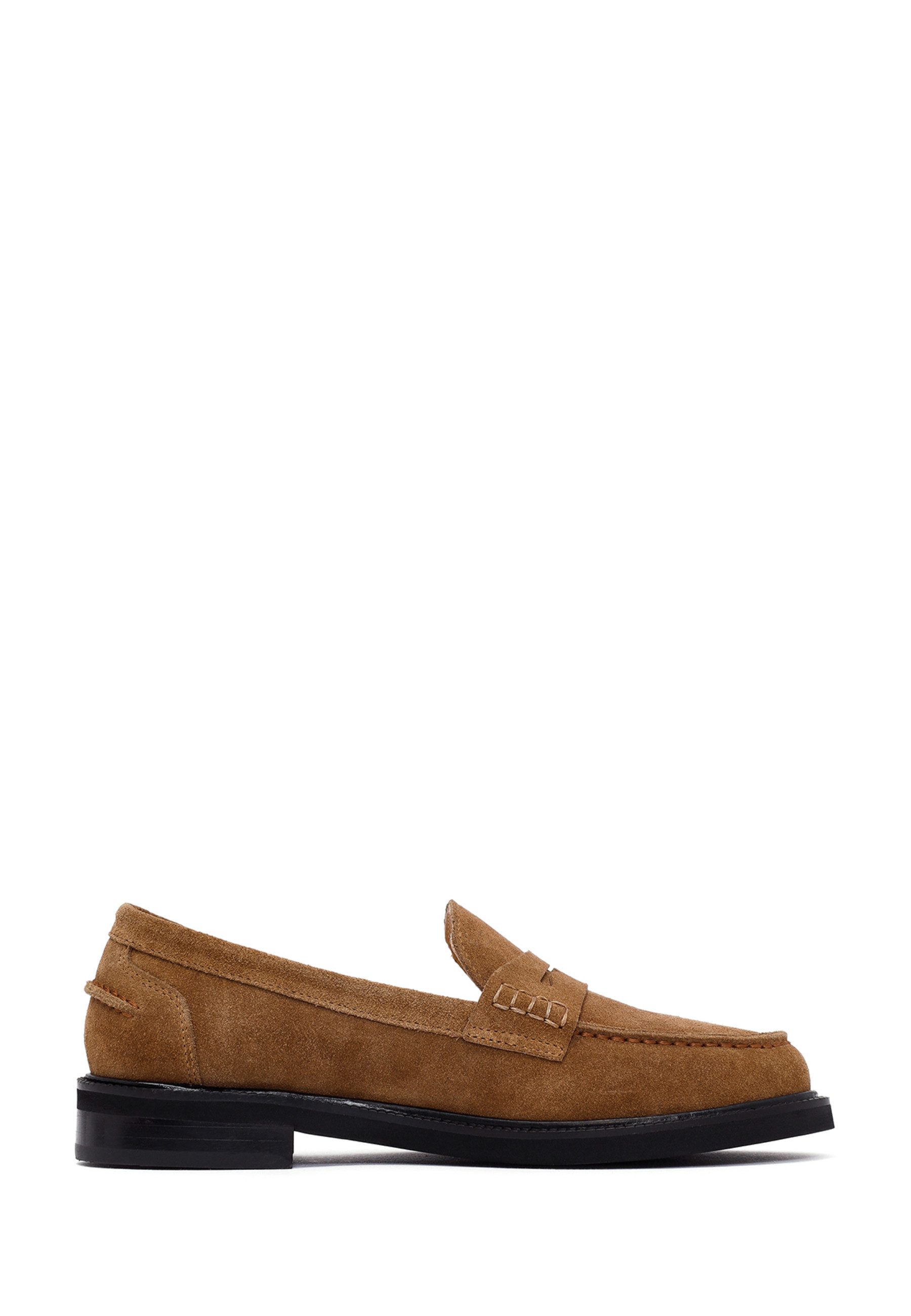 Derimod Maskuline Loafer aus Veloursleder Loafer günstig online kaufen