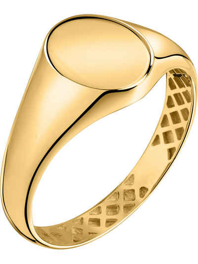 CHRIST Fingerring CHRIST Herren-Herrenring 375er Gelbgold