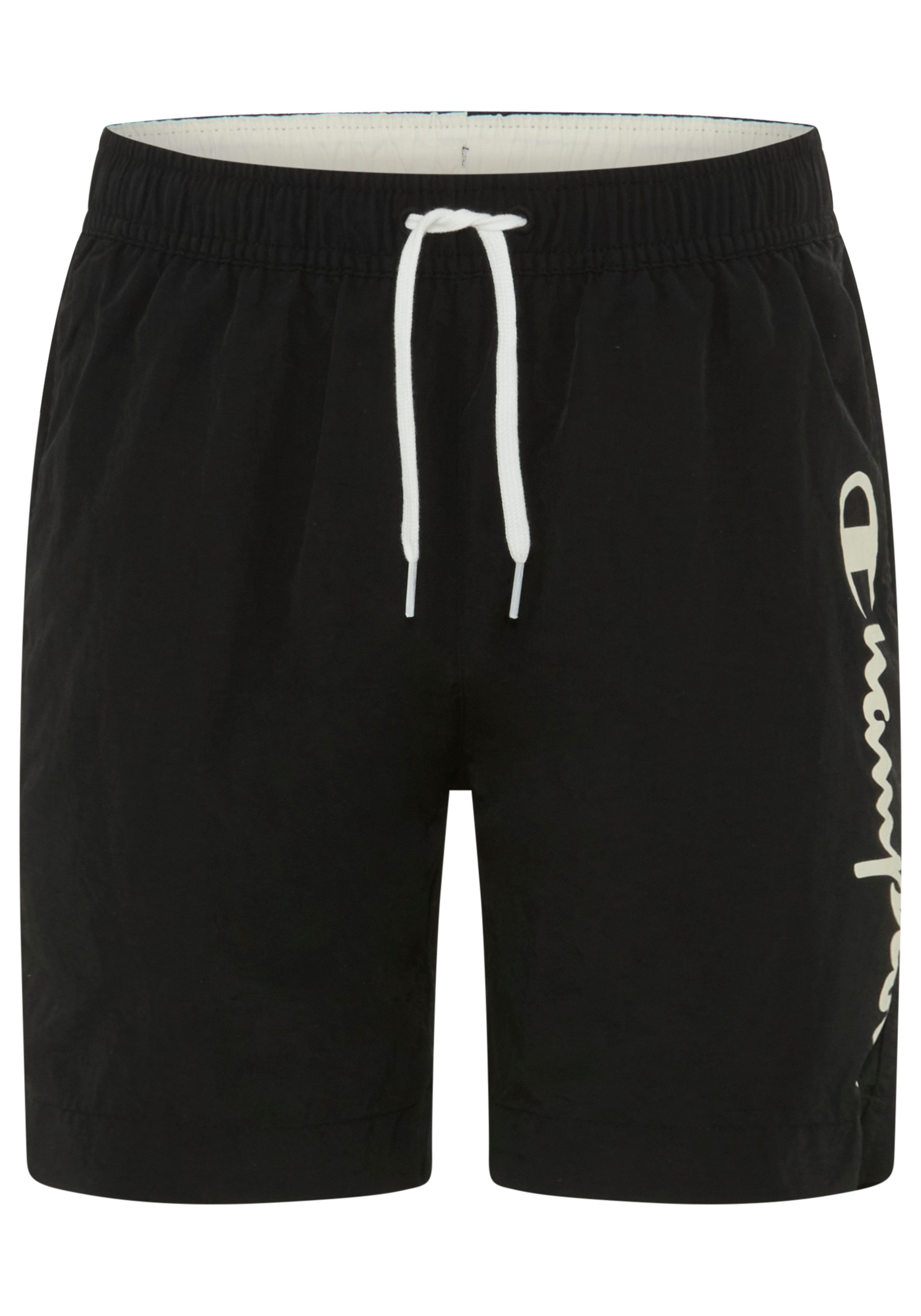 Champion Badeshorts Boys' beach shorts with big Logo für Kinder und Jugendliche geeignet, mit Innenslip aus Polyester