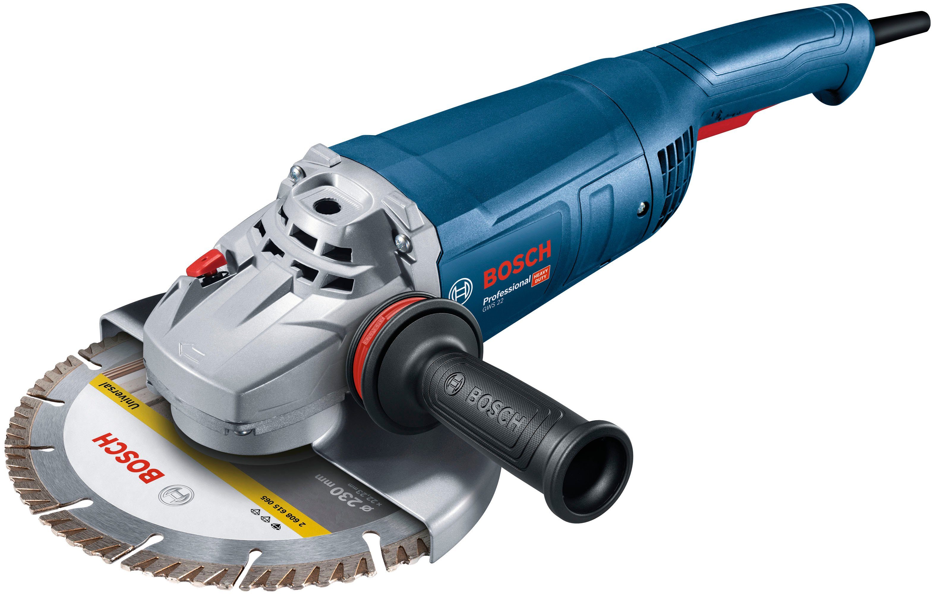 Bosch Professional Winkelschleifer GWS 22-230 J + GWS, max. 6500 U/min | Winkelschleifer