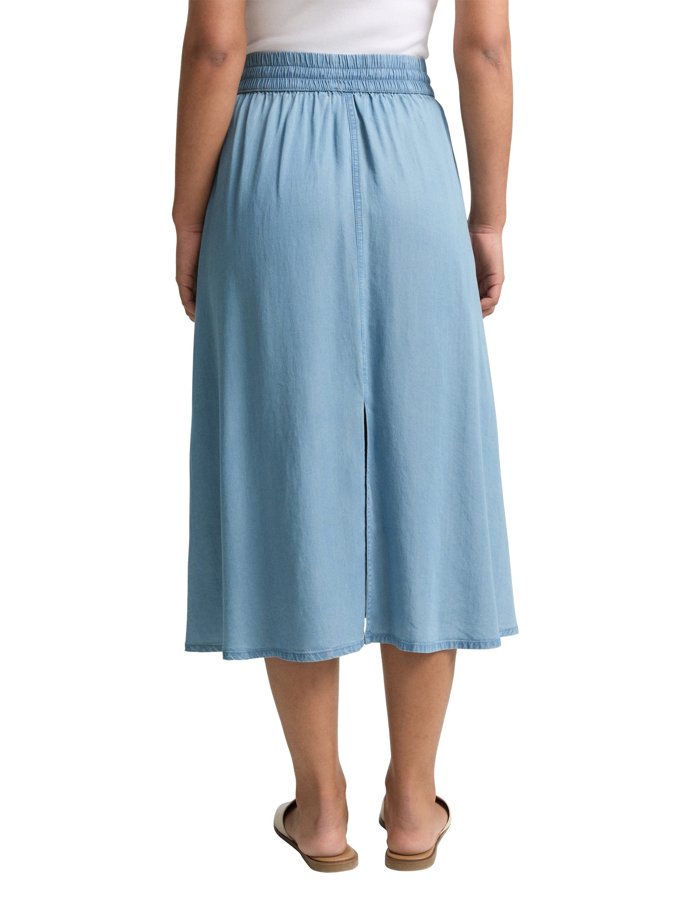 TOM TAILOR Midirock mit Tunnelzug günstig online kaufen