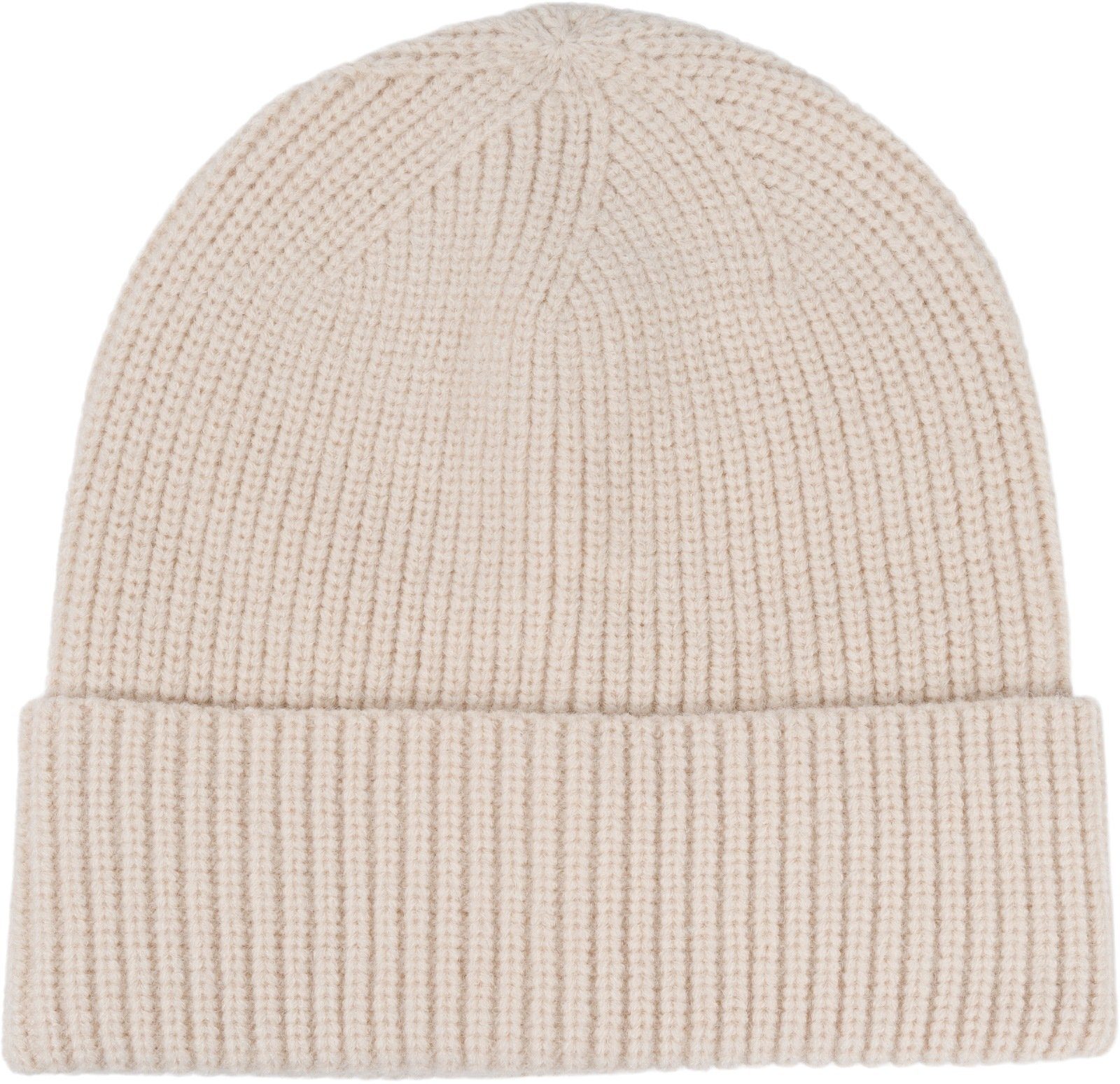 styleBREAKER Strickmütze Feinstrick Beanie Mütze mit Krempe (1-St) günstig online kaufen