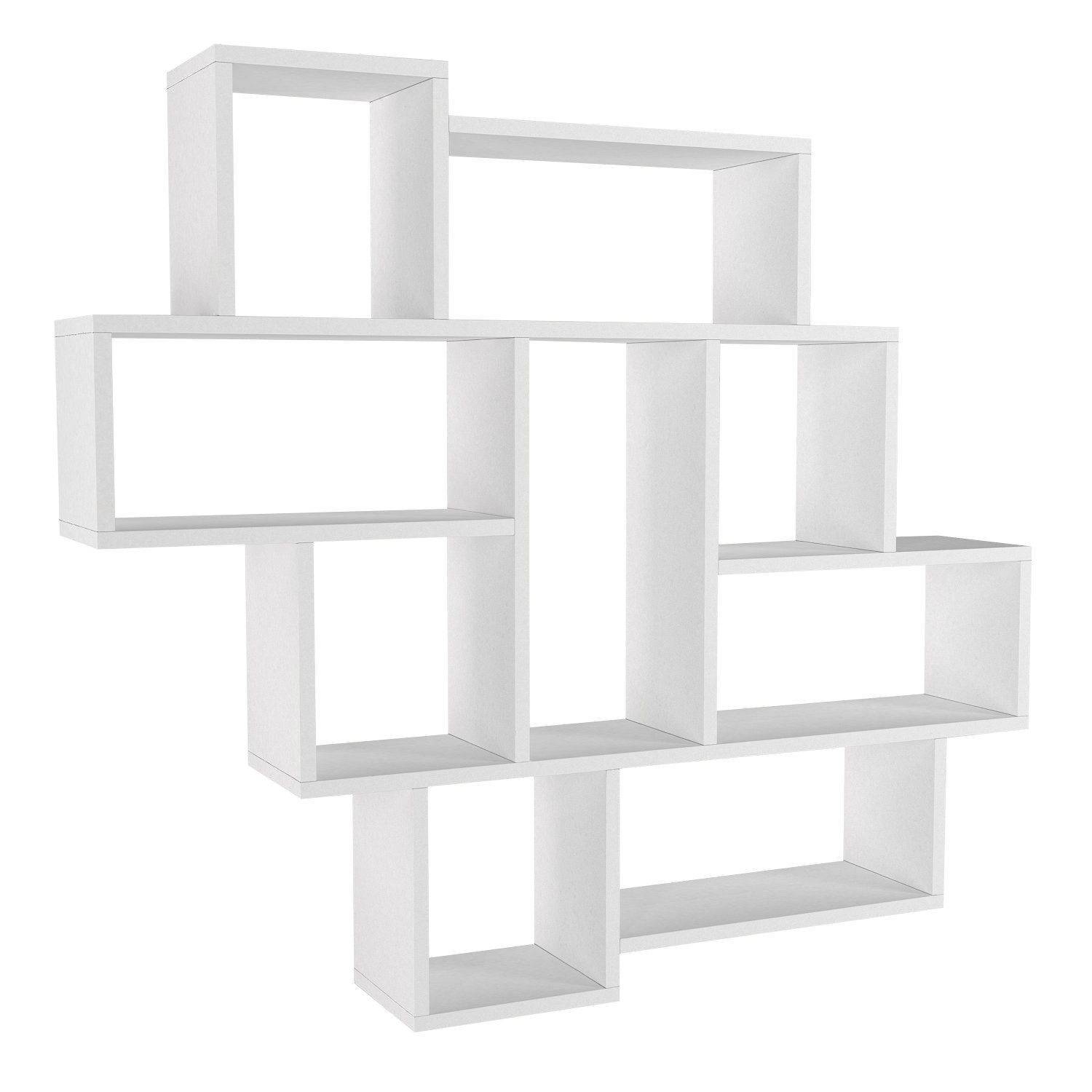 Skye Decor Wandregal 100% MELAMINE COATED PARTICLE BOARD, 103,5 cm x 15 cm x 115,5 cm H1602