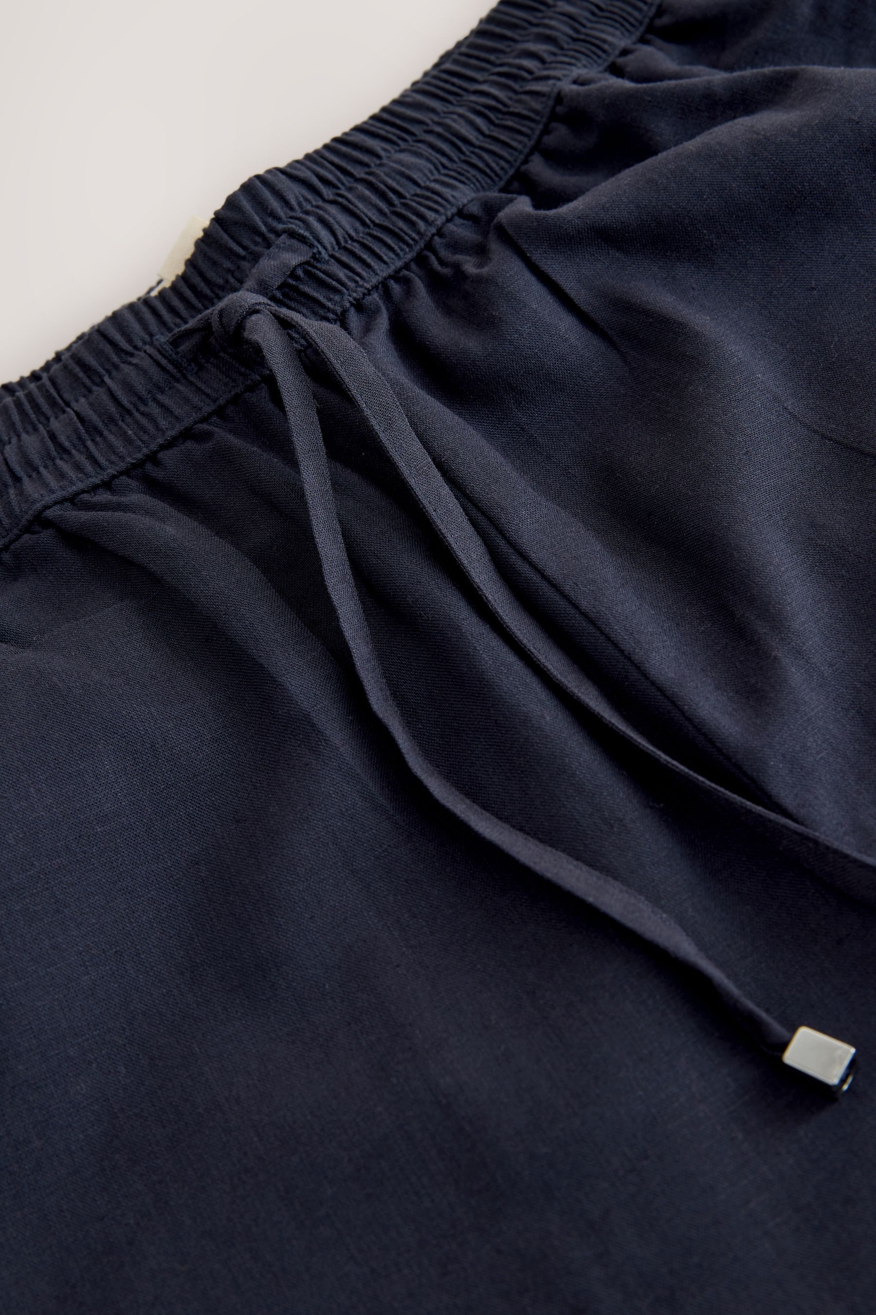 Next Leinenhose Schlupfhose mit konischem Beinschnitt, Kurzgröße (1-tlg) günstig online kaufen