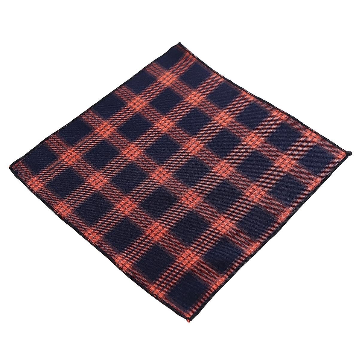 DonDon Einstecktuch DonDon Herren Hanky Einstecktuch kariert, (Packung, 1-St. Packung), vorgefaltet, kariert, Baumwolle