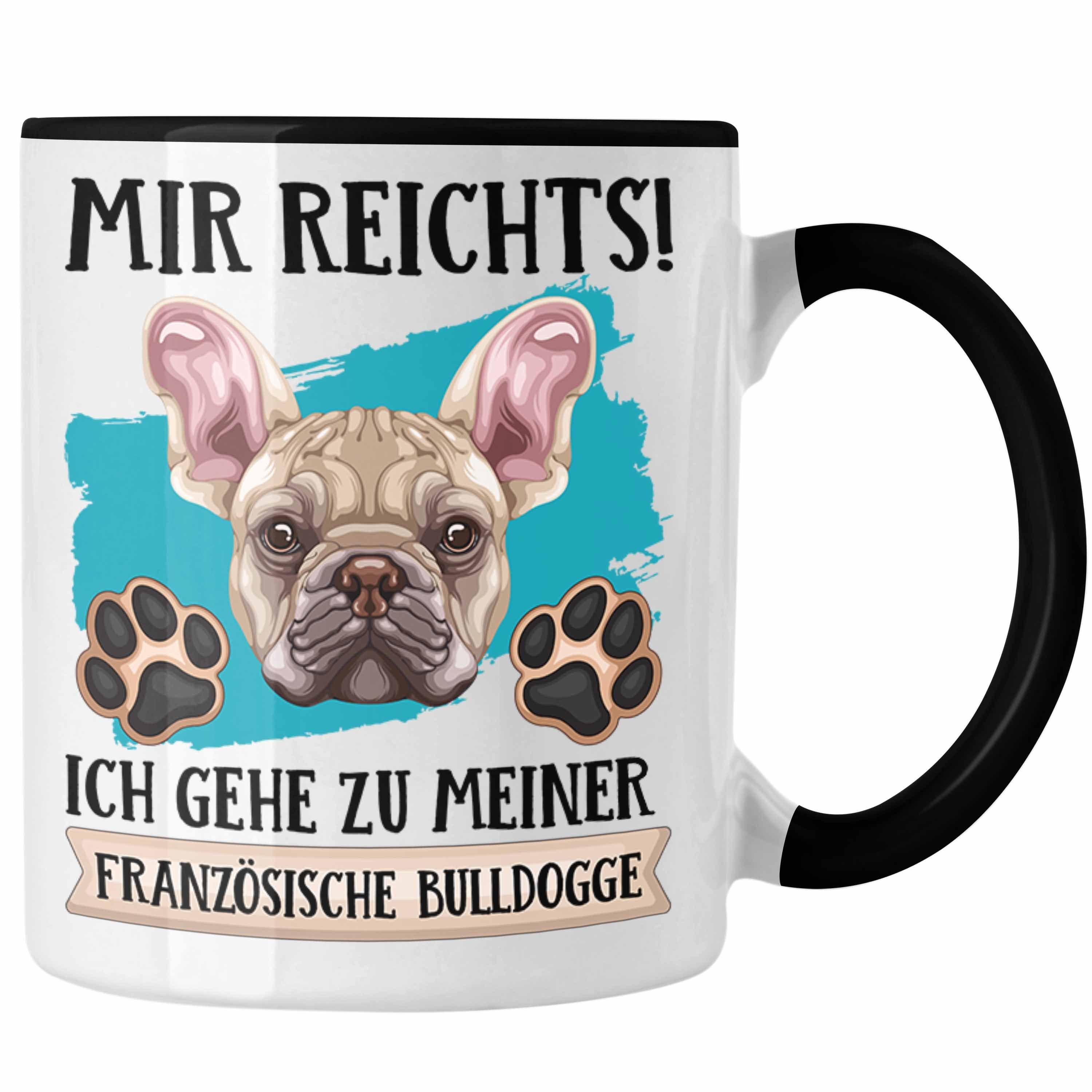 Tasse Lustiger Spruch Tasse Französische Schwarz Besitzer Trendation Geschen Geschenk Bulldogge