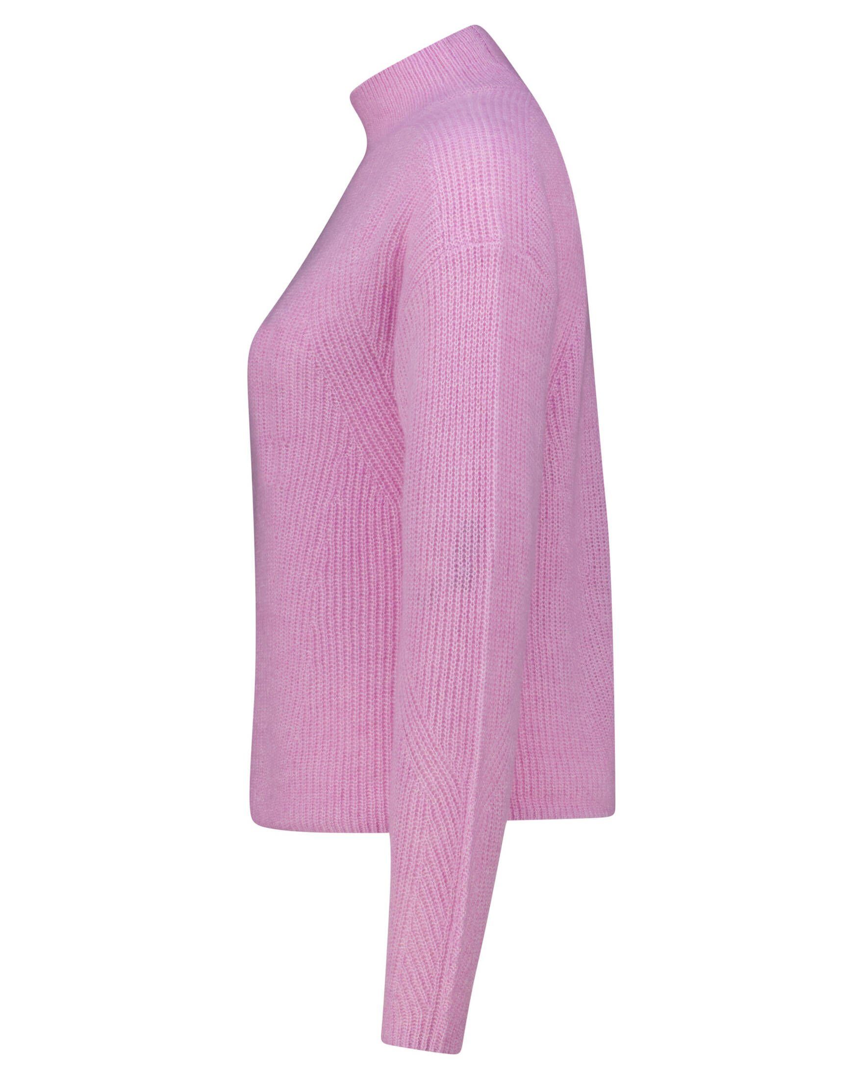 Wolle (1-tlg) C_FAGDA Strickpullover mit pink BOSS Alpaka Damen und (71) Strickpullover