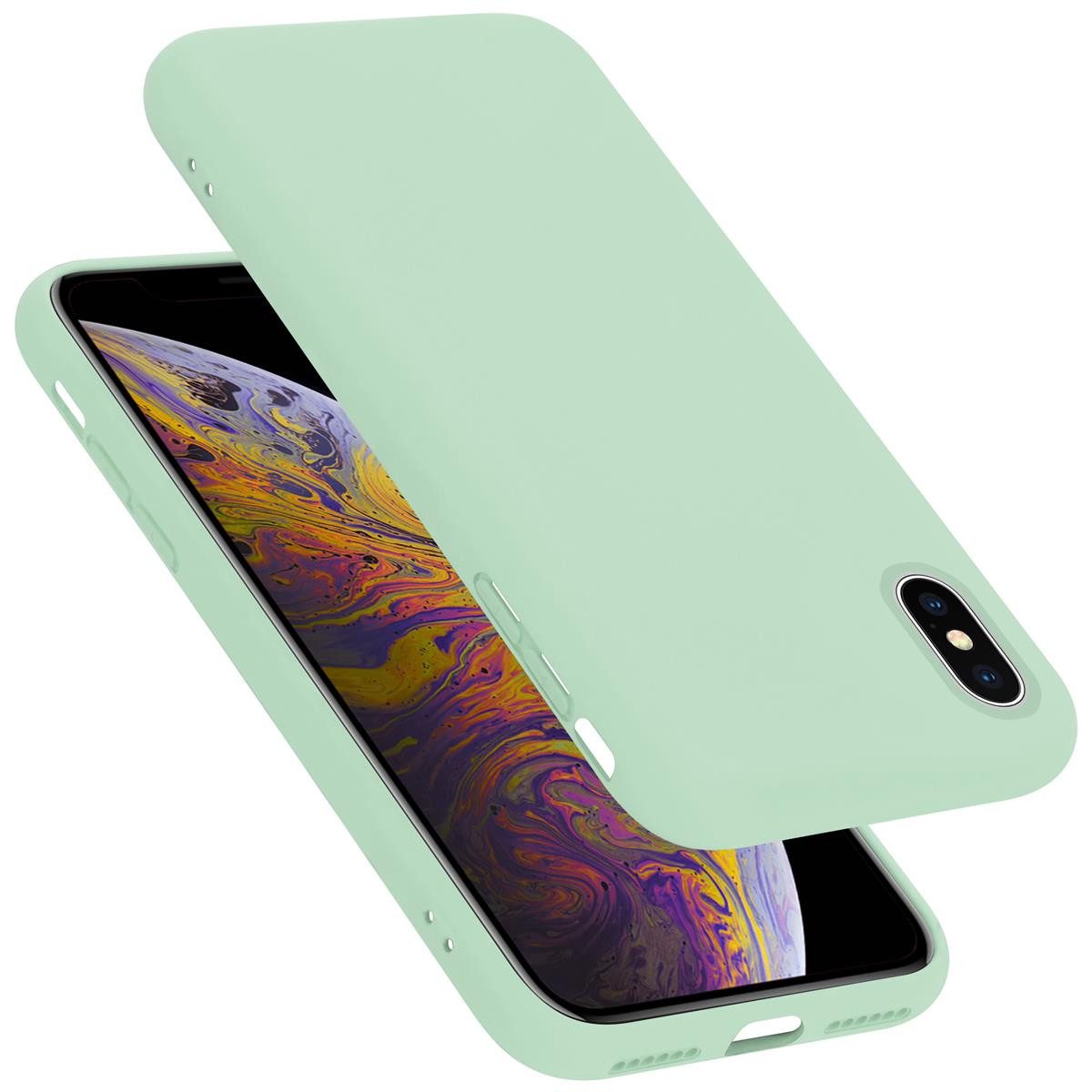 Cadorabo Handyhülle für iPhone X / XS Hülle Apple iPhone X / XS, Flexible Hülle TPU Silikon Schutzhülle Back Cover Case