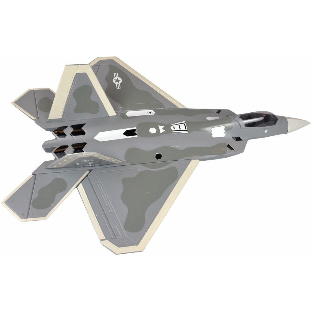 Amewi RC-Flugzeug AMXFlight F-22 Raptor Jet EPO ARF - Impeller Flugzeug - grau