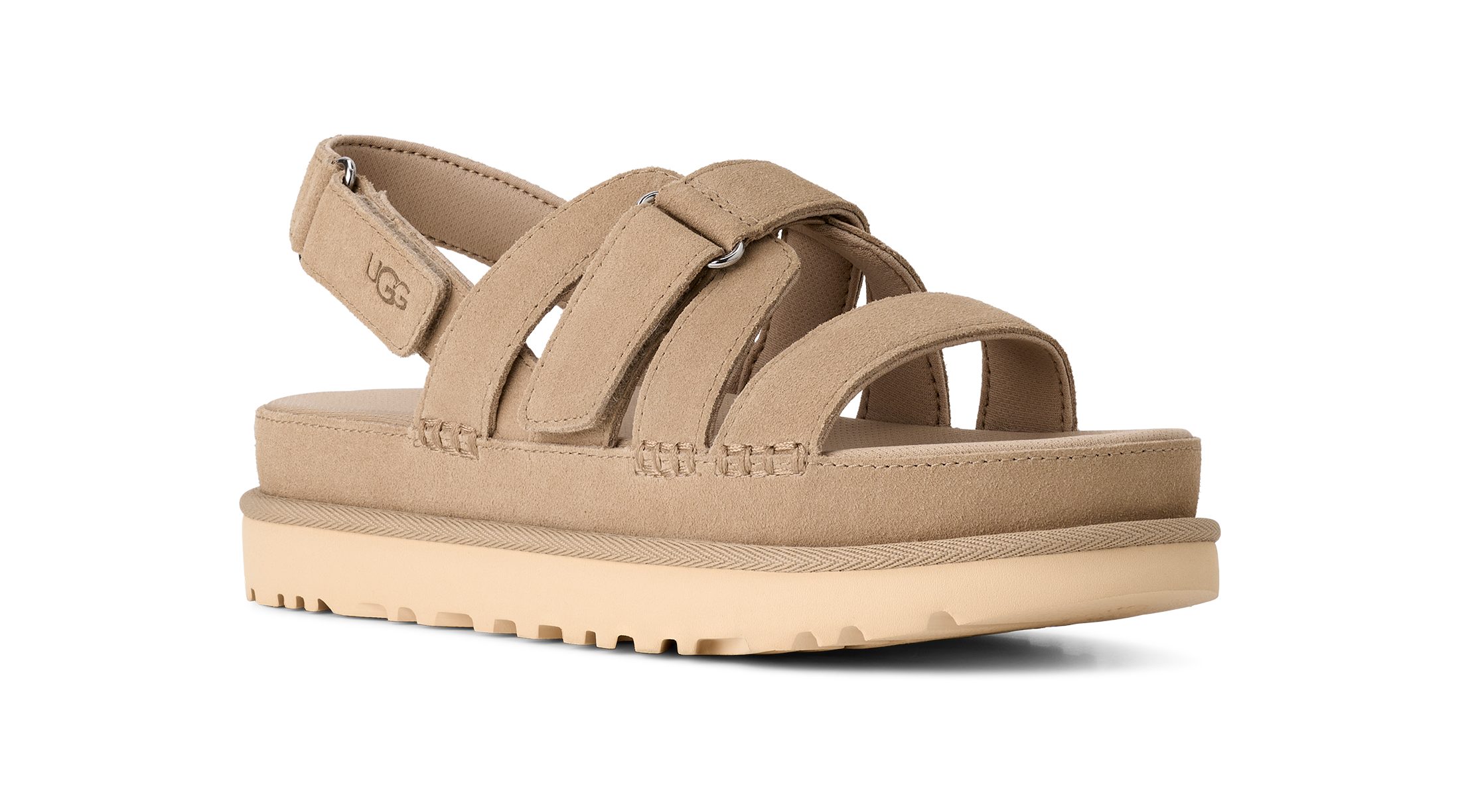 UGG GOLDENSTAR GLEAM Riemchensandale Plateausandale, Sandalette mit weichem günstig online kaufen