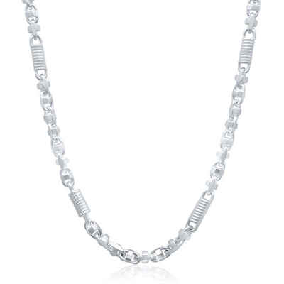 Tony Fein Silberkette »Monte Carlo Rund Massiv 925 Sterlingsilber«, Halskette Made in Italy für Herren