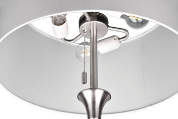 TRIO Leuchten Stehlampe Sabia, Ein-/Ausschalter, ohne Leuchtmittel, warmweiß - kaltweiß, Stehleuchte 3 Helligkeits-Stufen exkl 3xE27 max 40W, 155cm hoch Ø45cm
