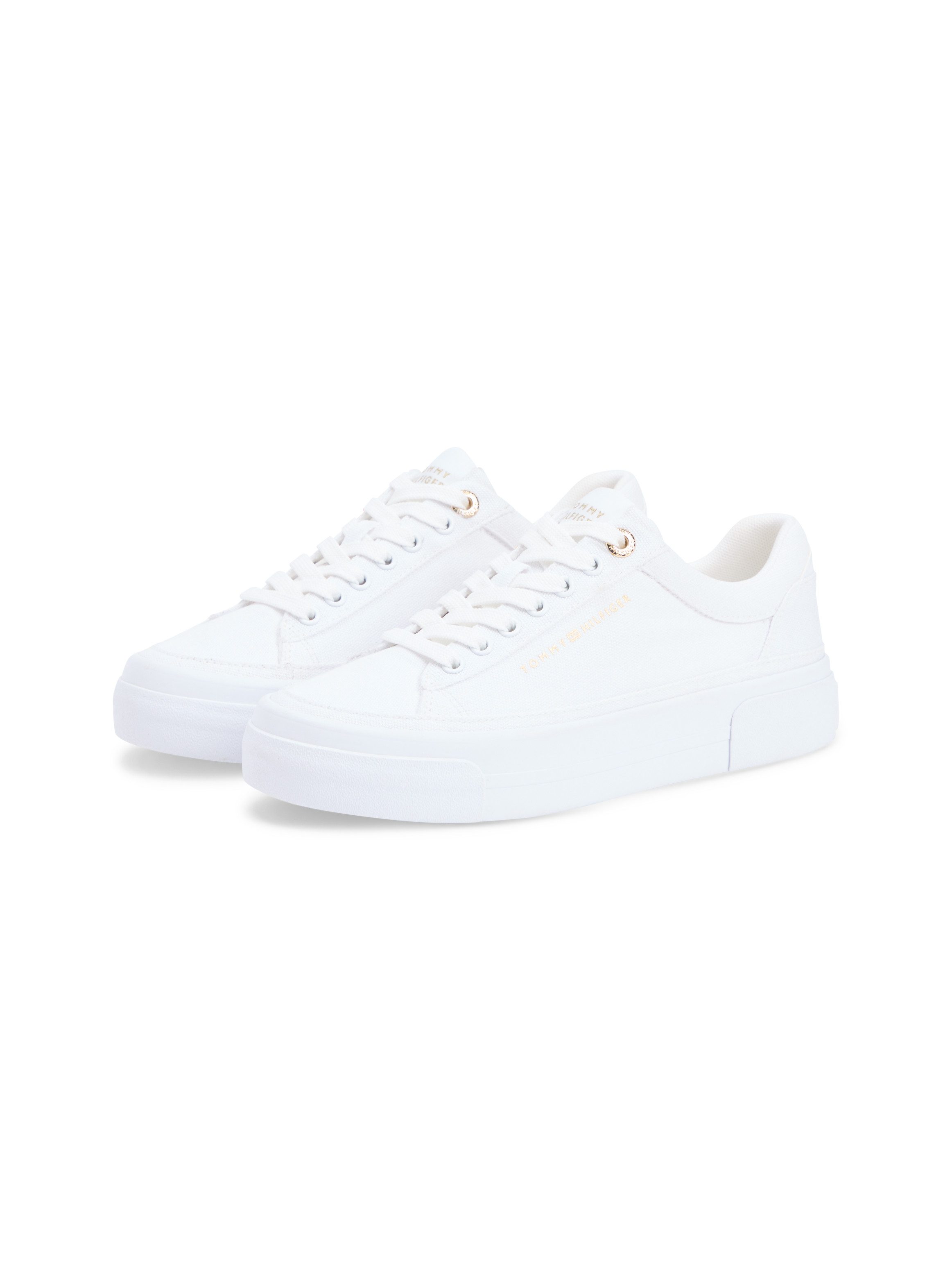 Tommy Hilfiger TH FOXING PLATFORM CANVAS Plateausneaker Freizeitschuh, Schn günstig online kaufen
