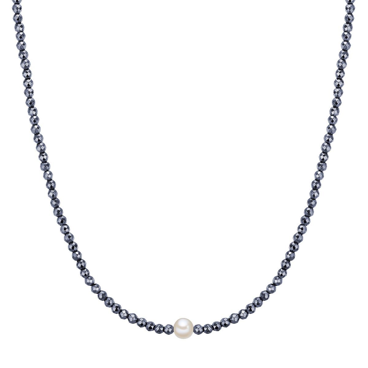 Valero Pearls Perlenkette silber, mit Süßwasser-Zuchtperle günstig online kaufen