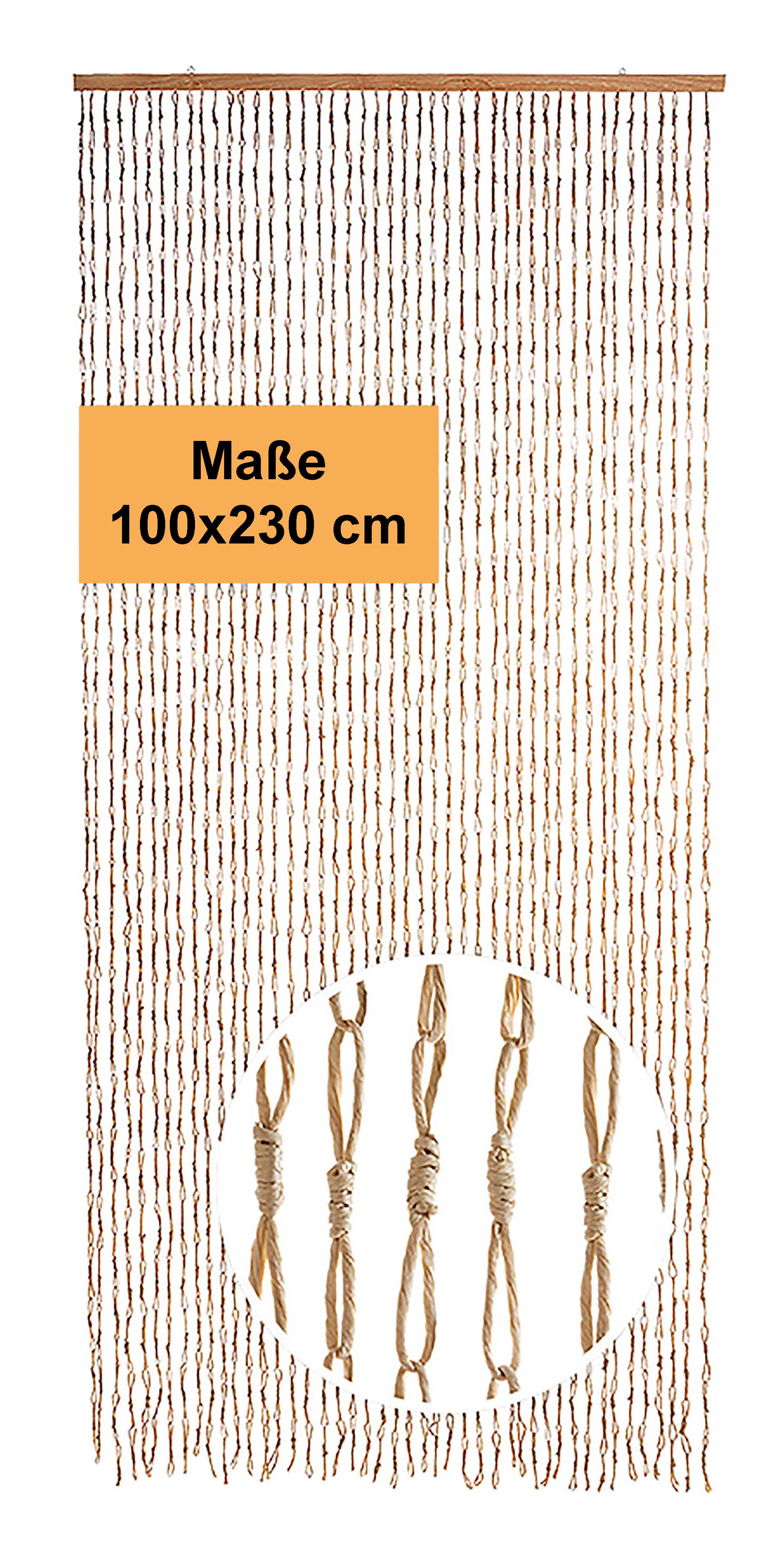 Kobolo Türvorhang Vorhang Fadenvorhang CIRCLES Papier 100x230 cm, Einfache günstig online kaufen