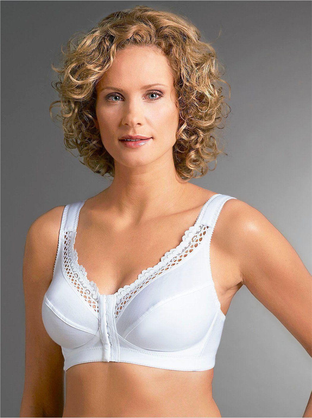 Swegmark of Sweden Bügelloser BH Vorderverschluss-BH ohne Bügel