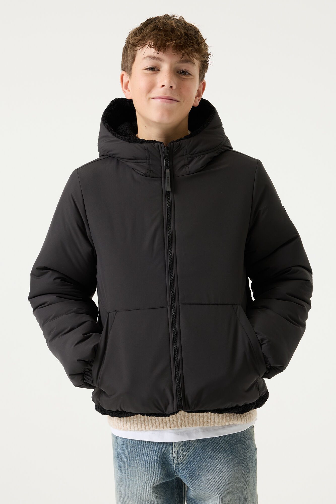 Garcia Outdoorjacke mit Teddy-Fell for BOYS