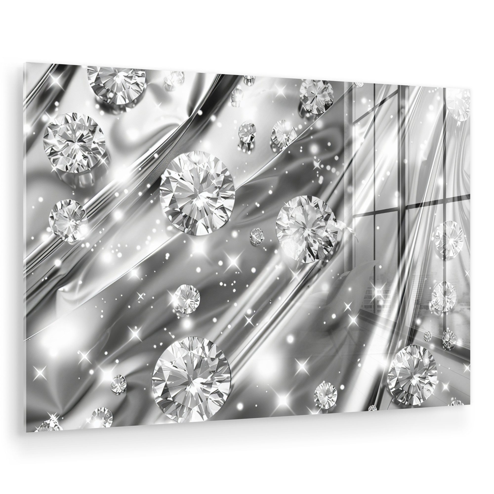 MuchoWow Acrylglasbild Abstrakt - Diamant - günstig online kaufen