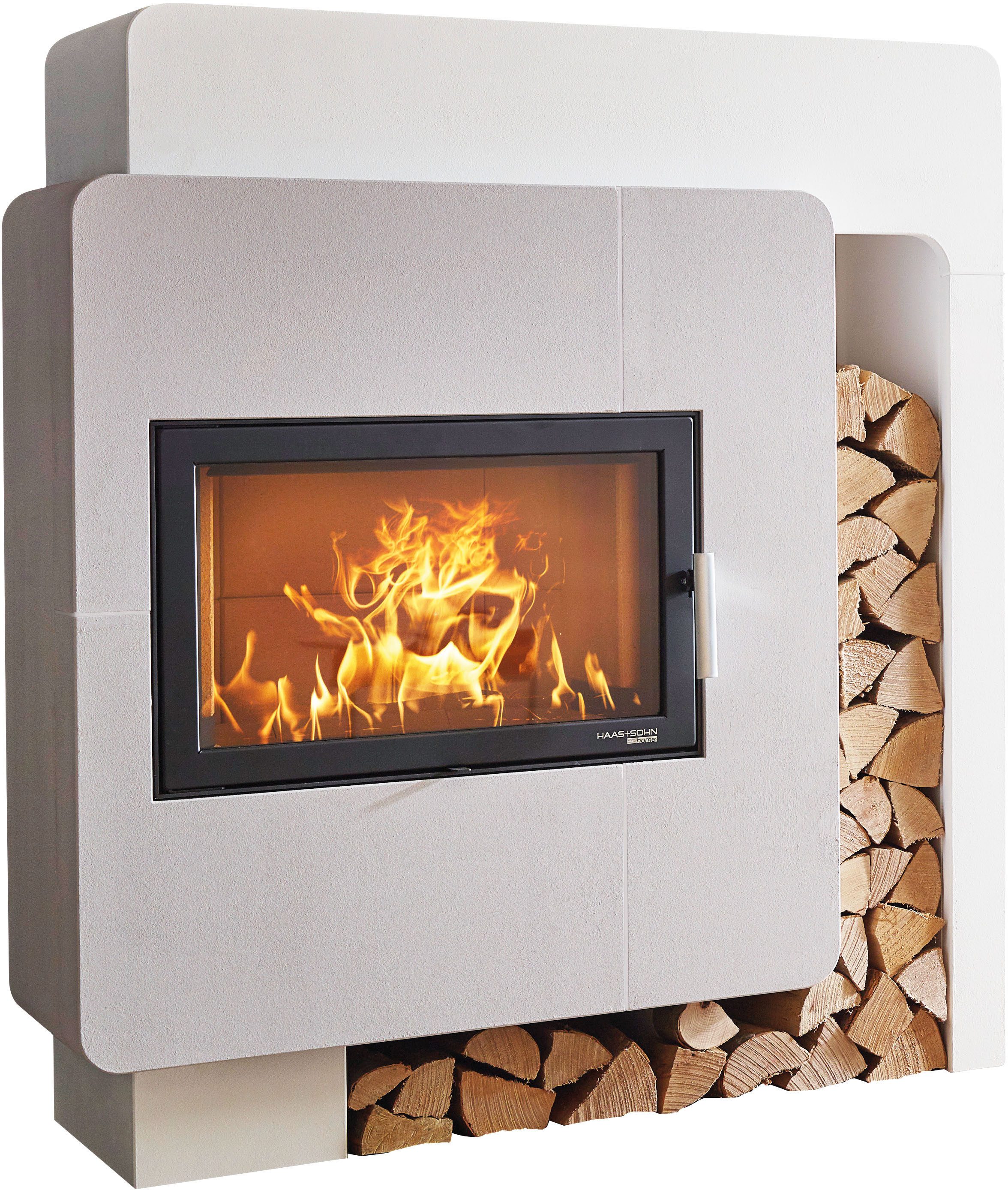 Haas + Sohn Kaminbausätze ARLBERG mit Komfort IV =, Zeitbrand, (Set)