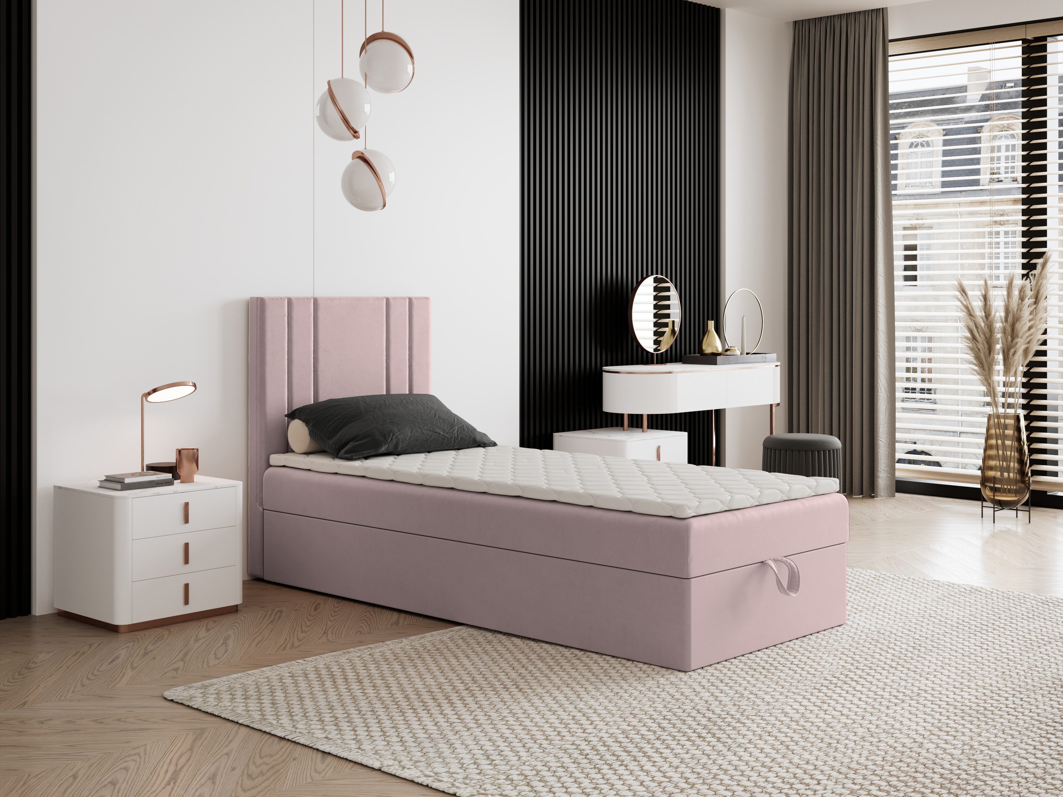 Godre Boxspringbett mit Bettkasten NARDO Mini günstig online kaufen