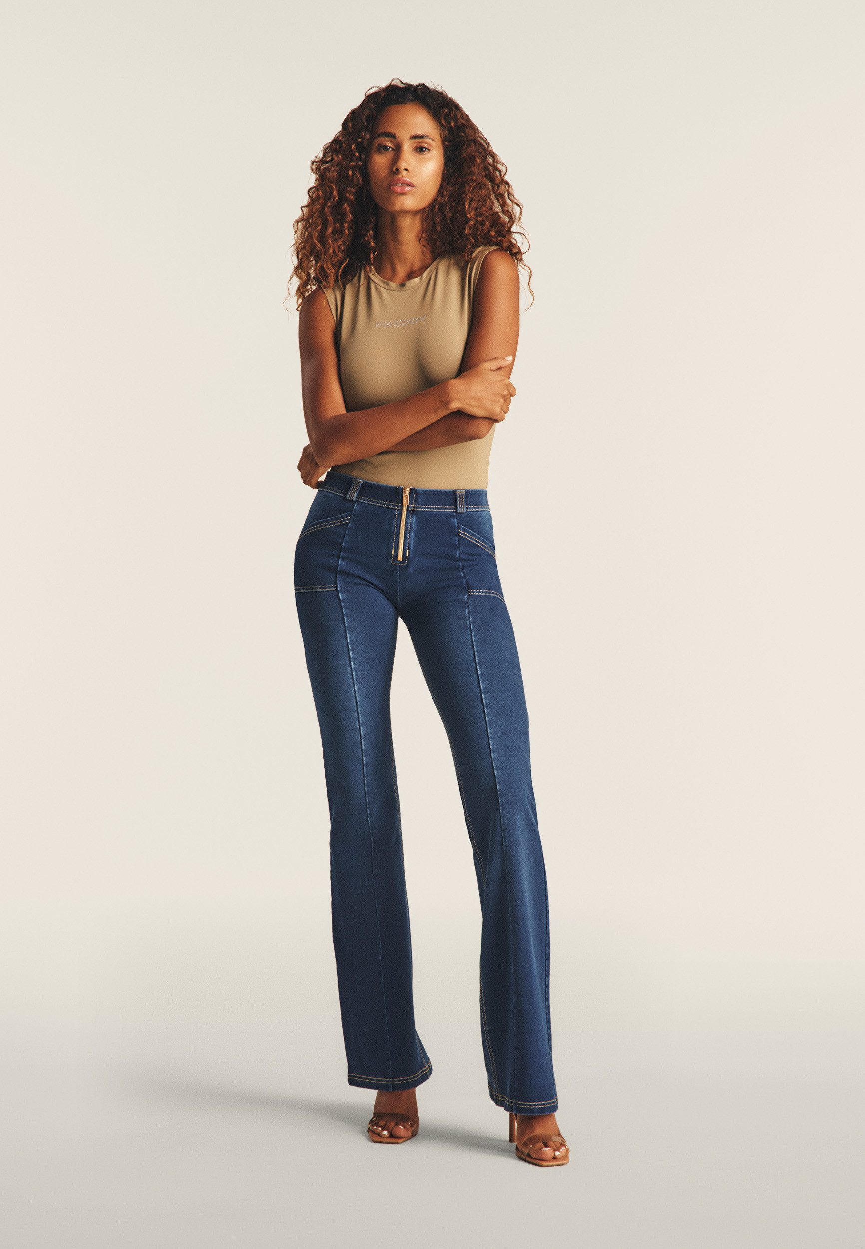 Freddy Stretch-Jeans WR.UP®Push-up-Jeans mit niedrigem Taillenbund günstig online kaufen