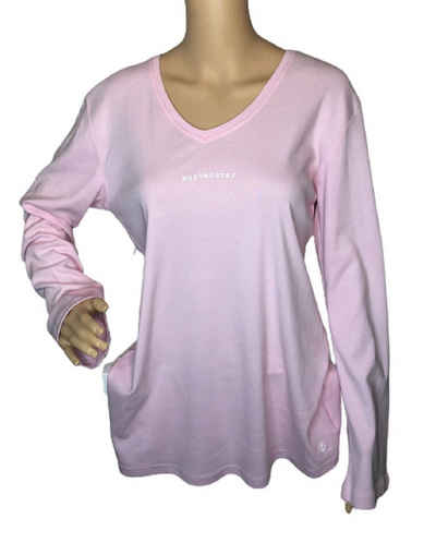 Bellybutton Umstandsshirt Umstandsshirt 22925 bellybutton rosa Langarm mit Aufdruck "Kurvenstar"