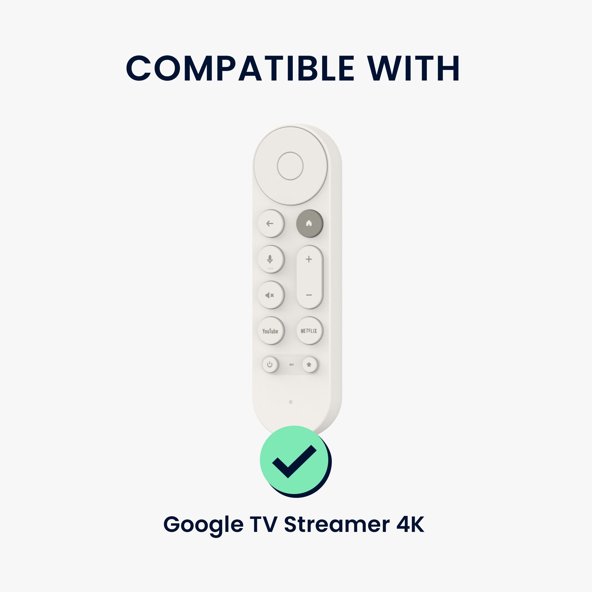 kwmobile Etui Fernbedienung Hülle für Google TV Streamer 4K, Transparente und weiche TPU-Hülle für TV Zubehör