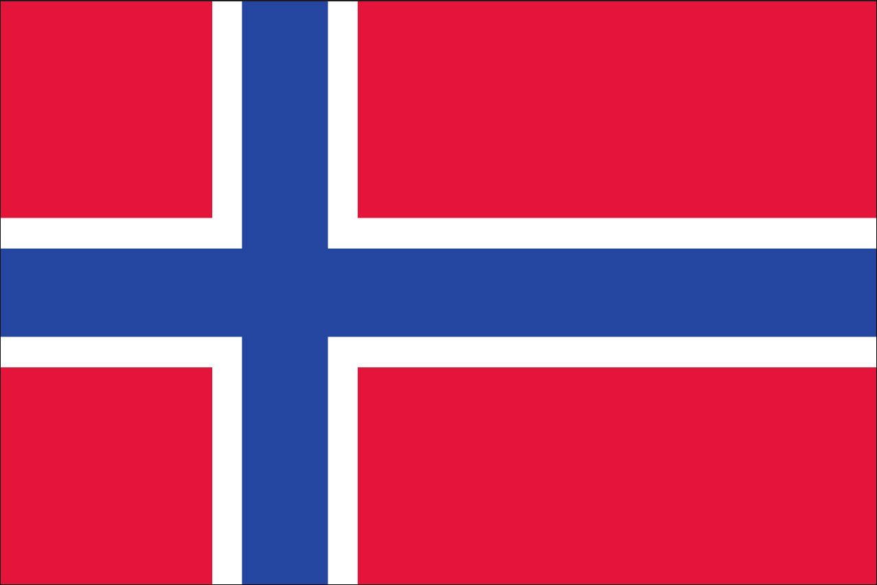 Norwegen Flagge g/m² flaggenmeer 80
