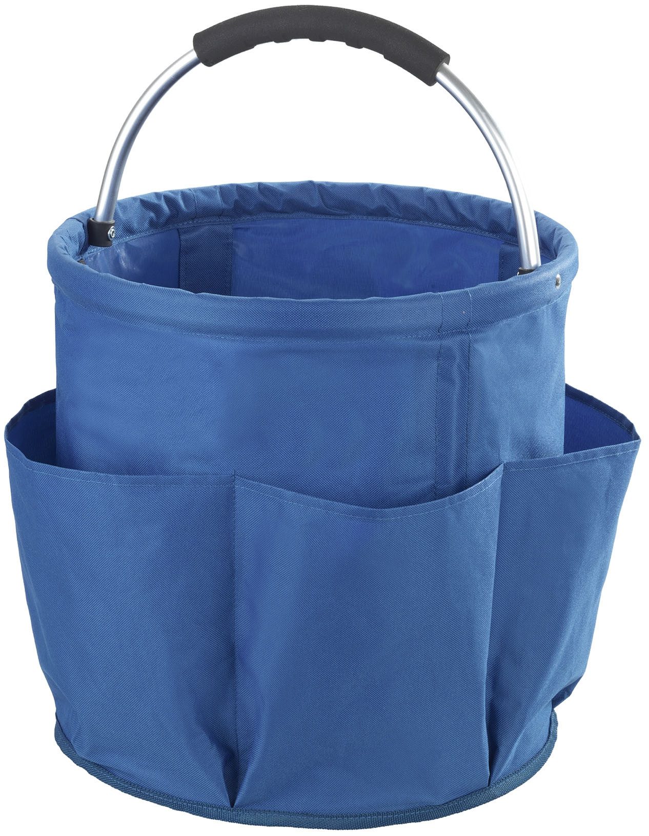 Maximex Organizer Universal-Reinigungs-Caddy Modell HERKULES (1 St), großes Hauptfach für Reinigungsmittel, 5 Außentaschen, faltbar, 34 l